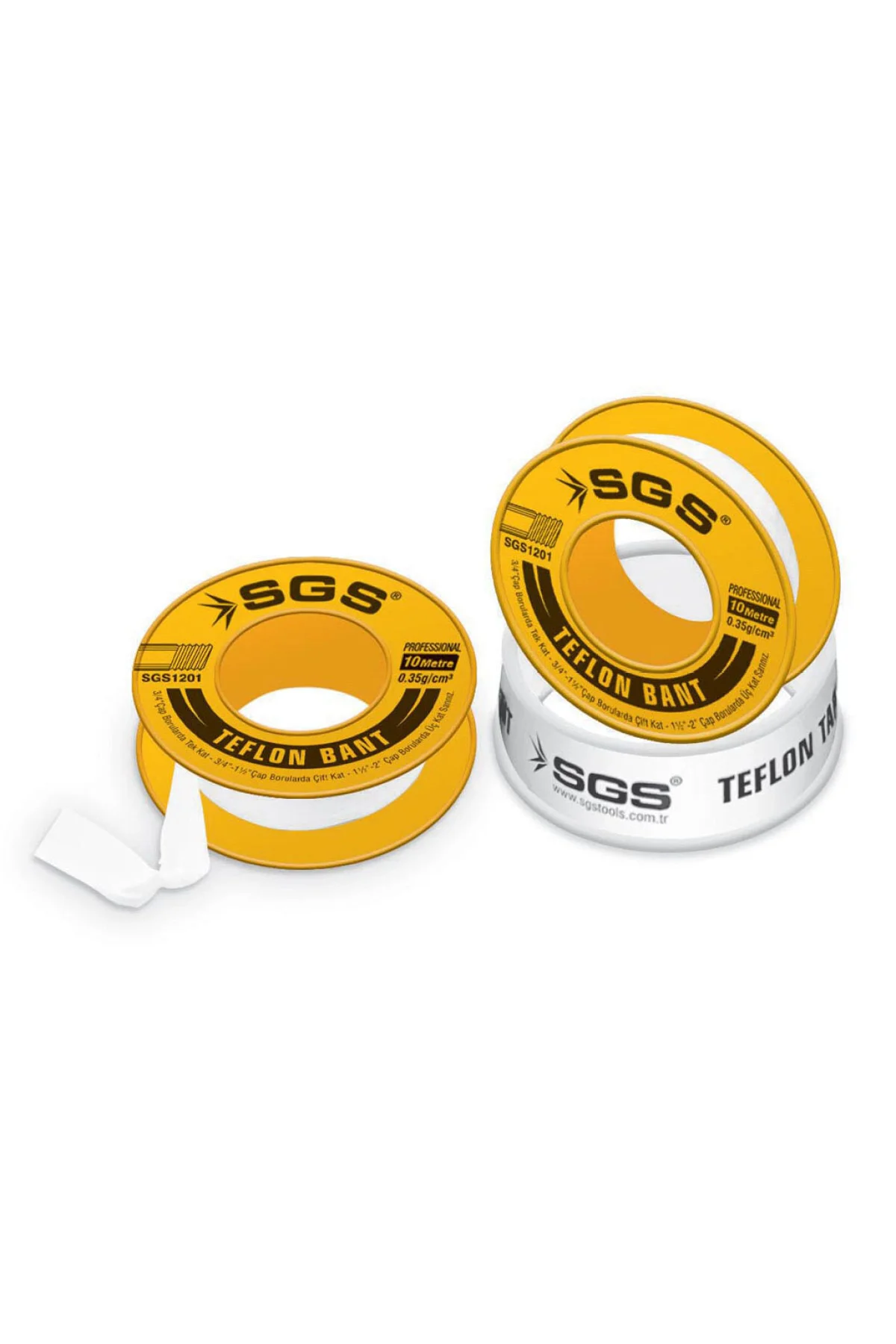 1201 Profesyonel Teflon Bant 12mm X 10mt