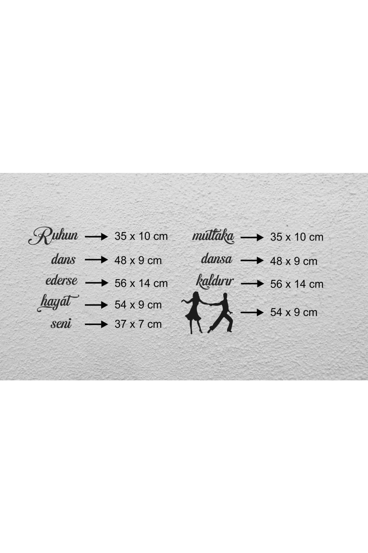 120*80 Cm Ruhun Dans Ederse Hayat Seni Mutlaka Dansa Kaldırır Ahş
