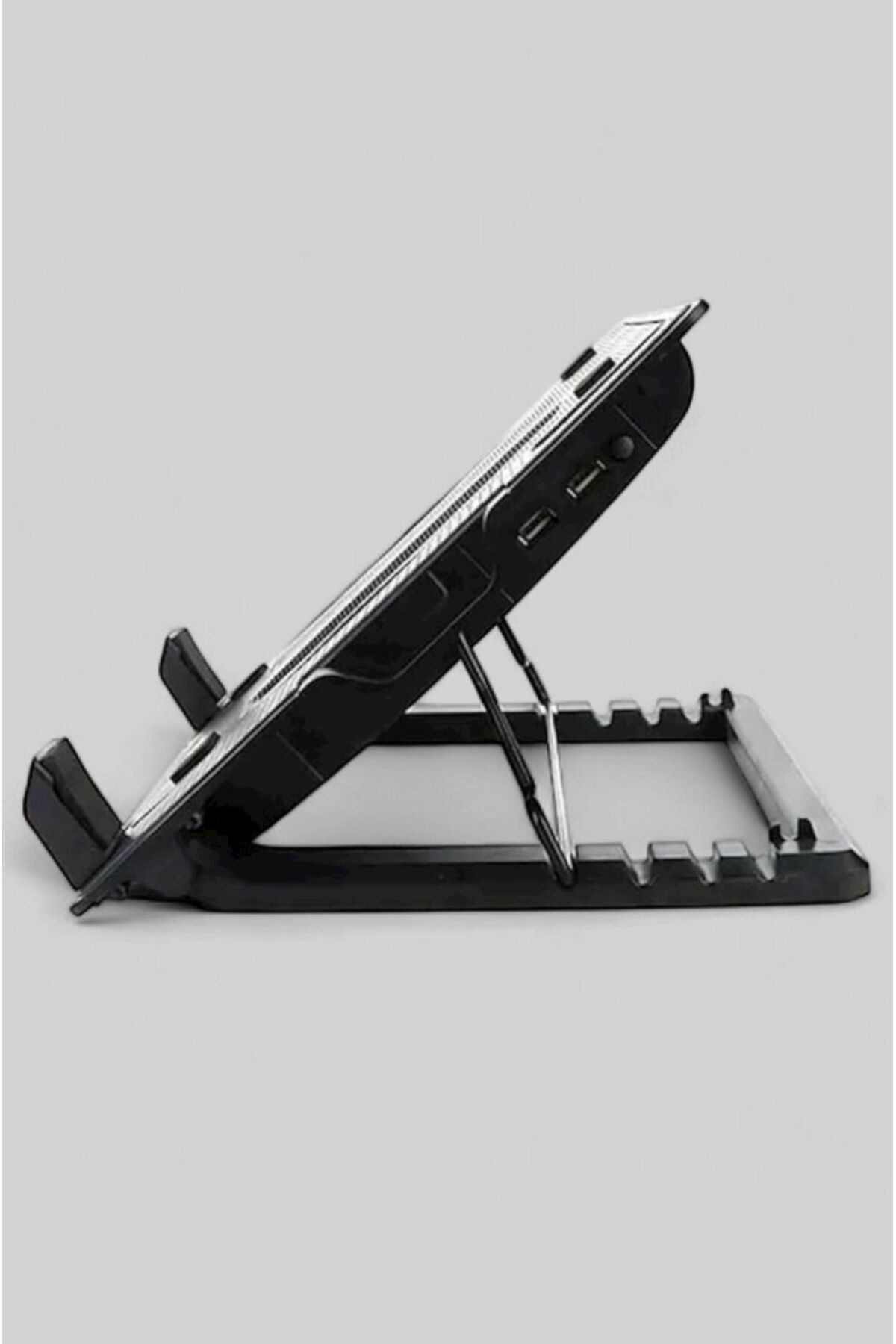 120mm Tek Fanlı Işıklı Notebook Soğutucu | 9''–17'' Laptop Uyumlu