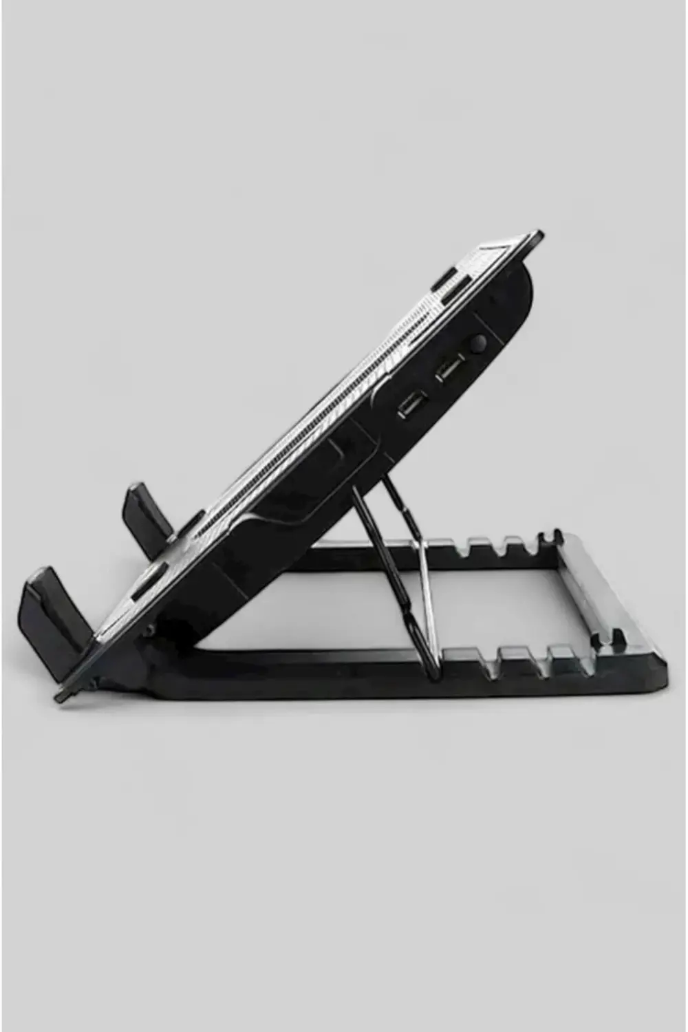 120mm Tek Fanlı Işıklı Notebook Soğutucu | 9''–17'' Laptop Uyumlu