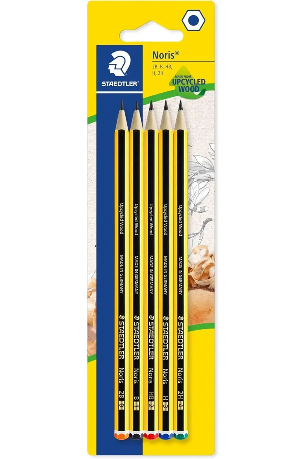 120S Bk5D Noris Kurşun 5'li Blister 2B, B, Hb, H, 2H 1178367