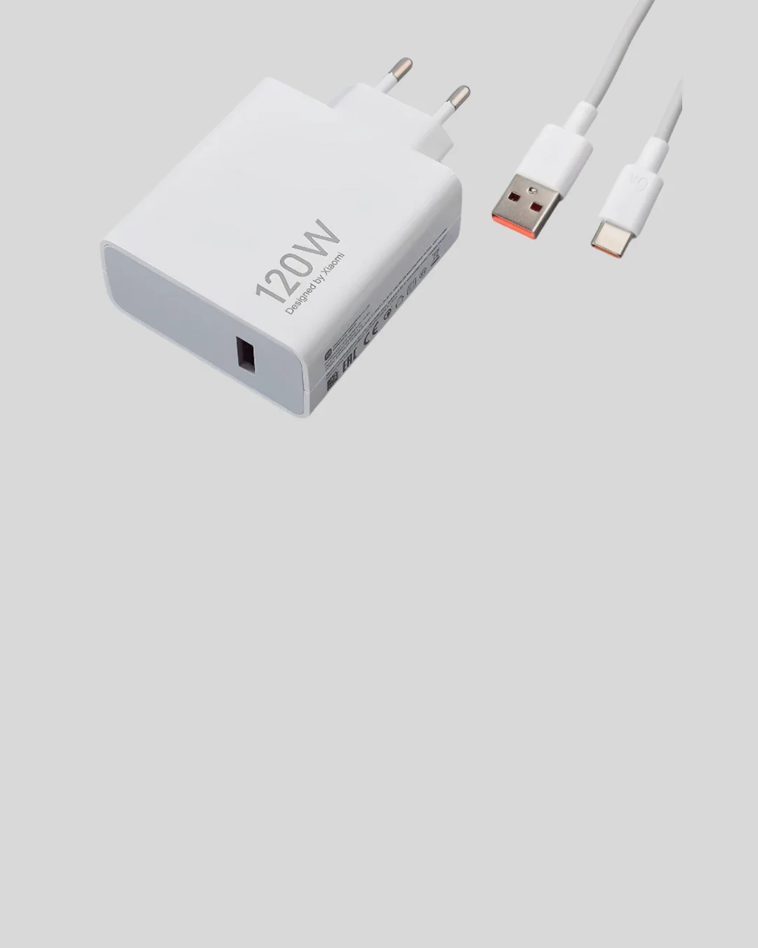 120W Güçlü Hızlı Şarj Adaptörü ve Type-C Kablo Seti – Güvenli Şarj Teknolojisi
