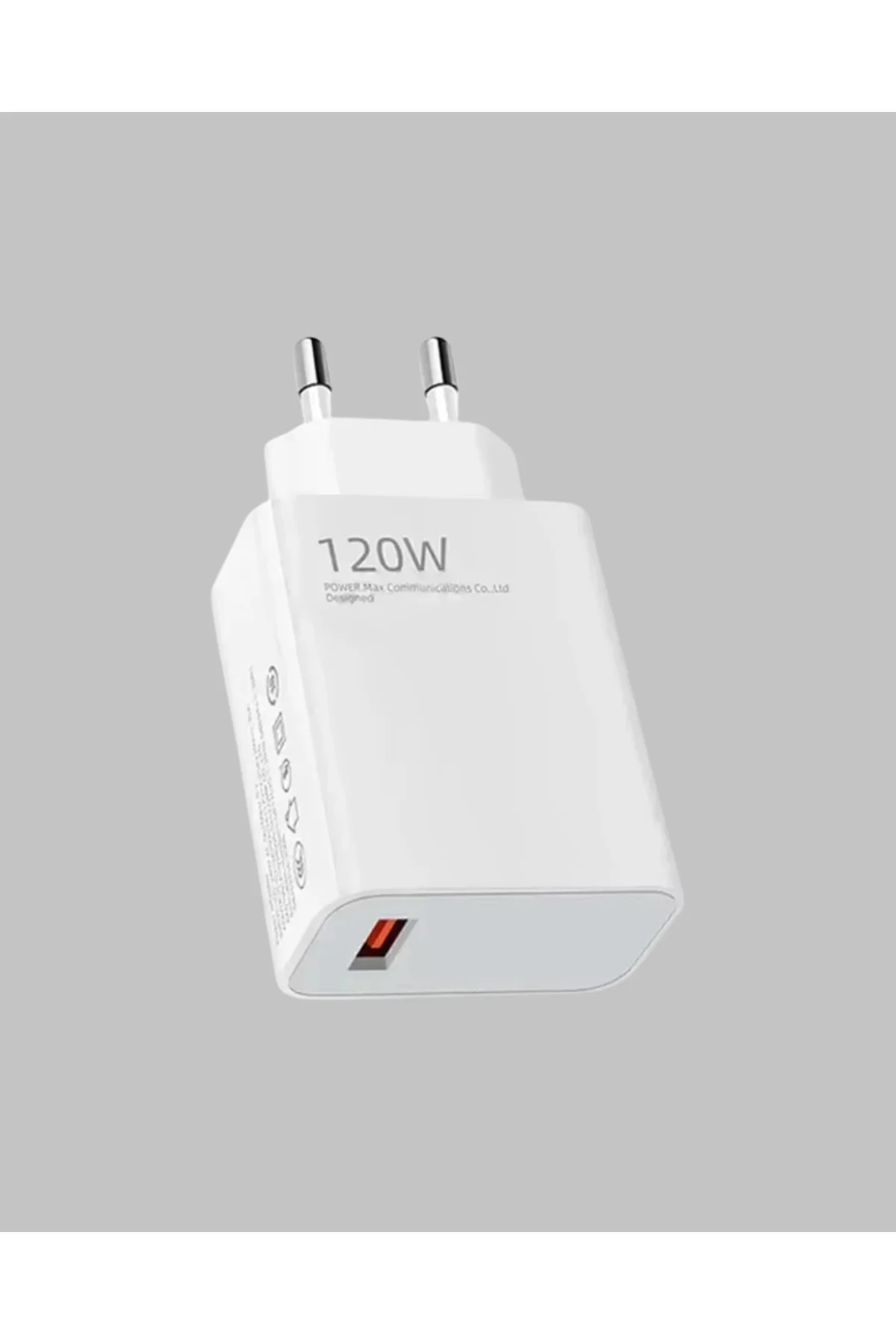120W Hızlı Şarj Başlığı Ultra Güçlü Type-C Adaptör Kablo Dahil - 