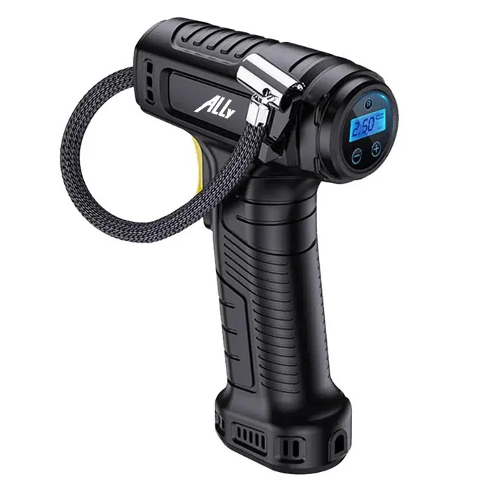 120W Kablosuz Mini Hava Pompası Kompresör - Basınç Göstergeli ve Otomatik Durdurmalı ST-5007C