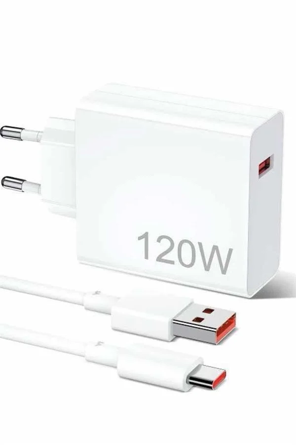 120W Şarj Aleti Hızlı Çift Turbo Şarj Aleti Seti Beyaz Fiyatı, Yorumları ve Özellikleri