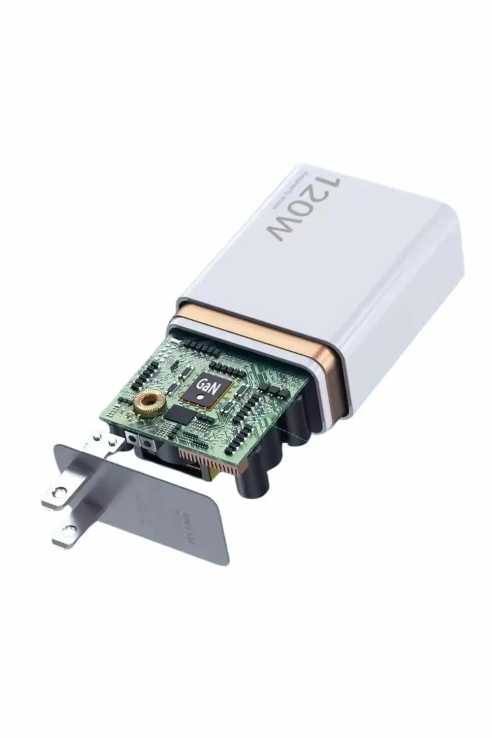 120W Şarj Aleti Hızlı Çift Turbo Şarj Aleti Seti Beyaz