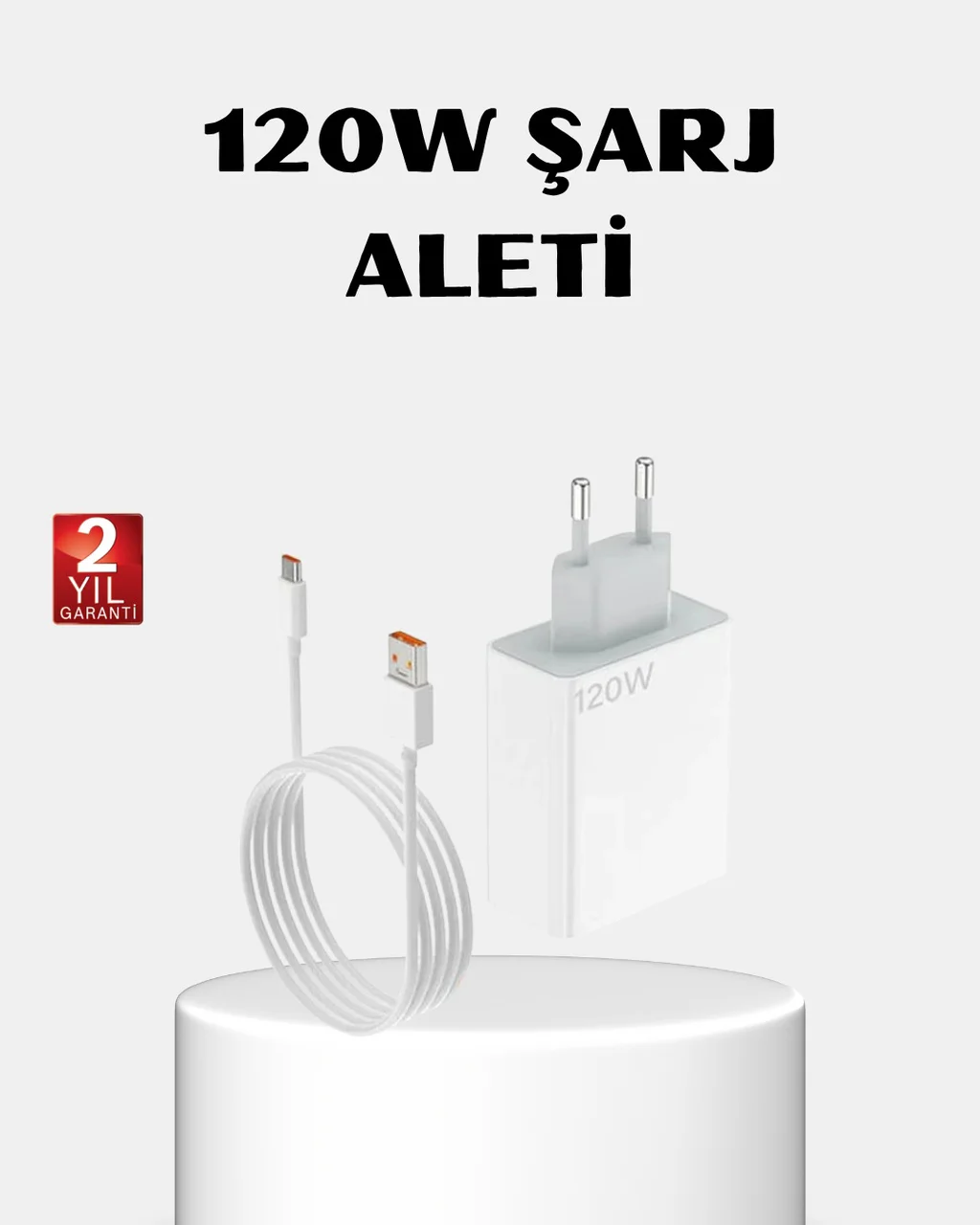 120w Type-c Hızlı Şarj Adaptörü Akıllı Koruma Ve Turbo Güç Desteği