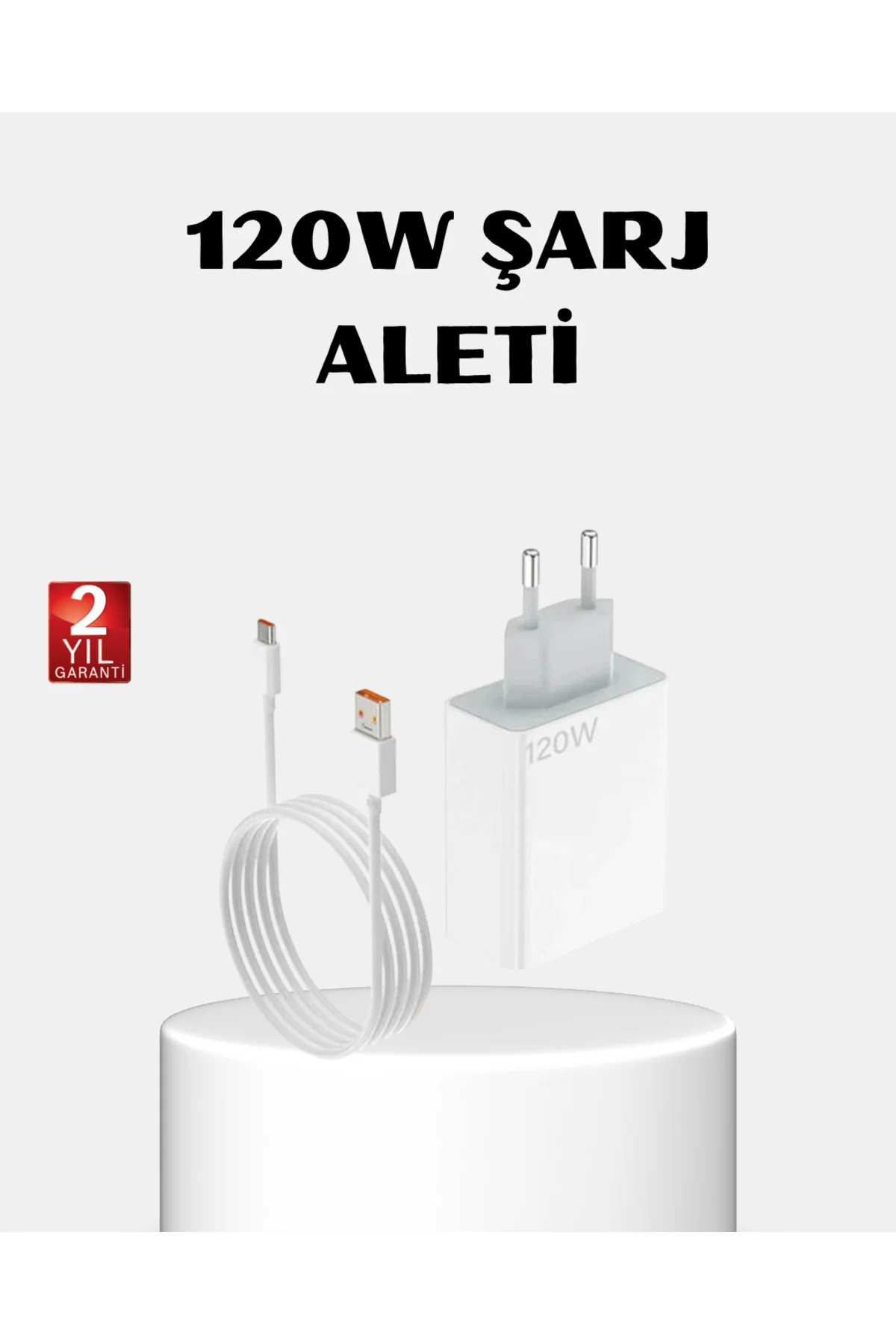 120W Type-C Hızlı Şarj Adaptörü – Akıllı Koruma ve Turbo Güç Desteği