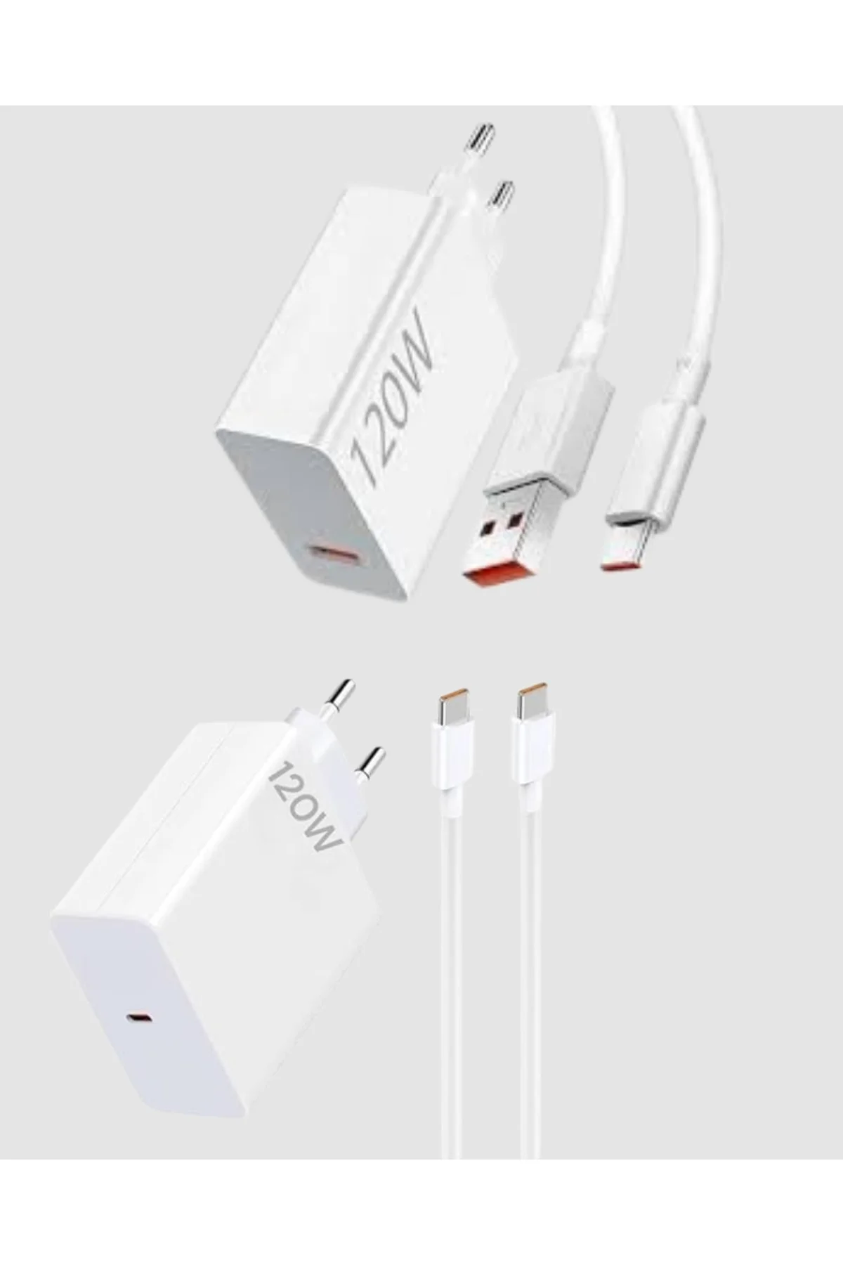 120W Type-C Hızlı Şarj Adaptörü – Akıllı Koruma ve Turbo Güç Desteği