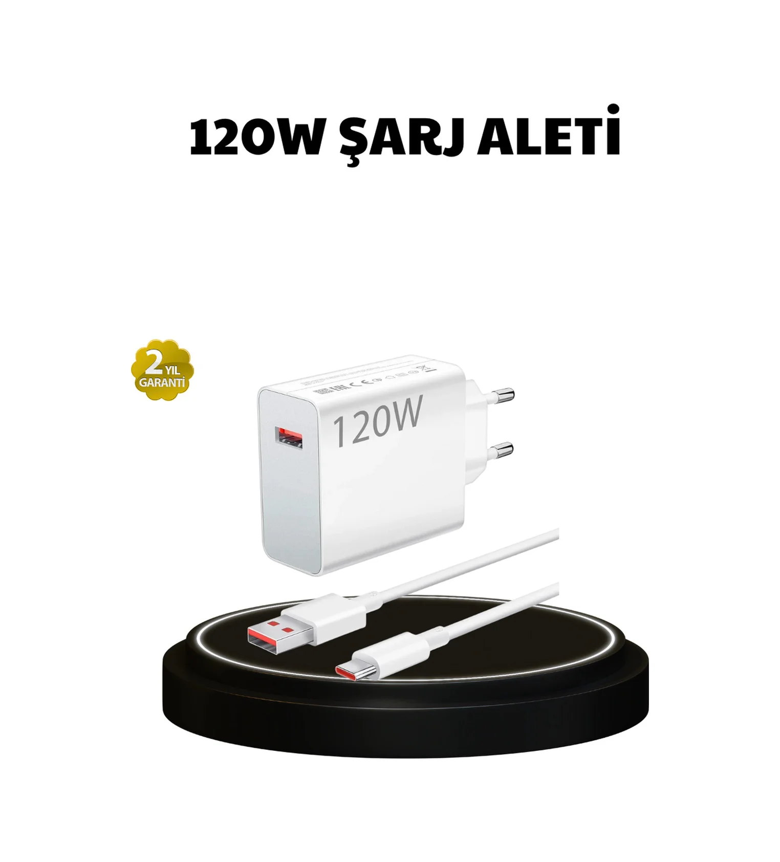 120w Ultra Hızlı Şarj Adaptörü Usb-c Destekli Güçlü Şarj Teknolojisi
