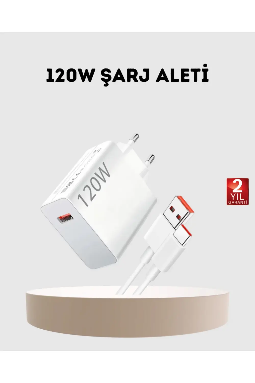 120W USB-C Şarj Adaptörü Süper Hızlı Şarj Güç Kaynağı Seti