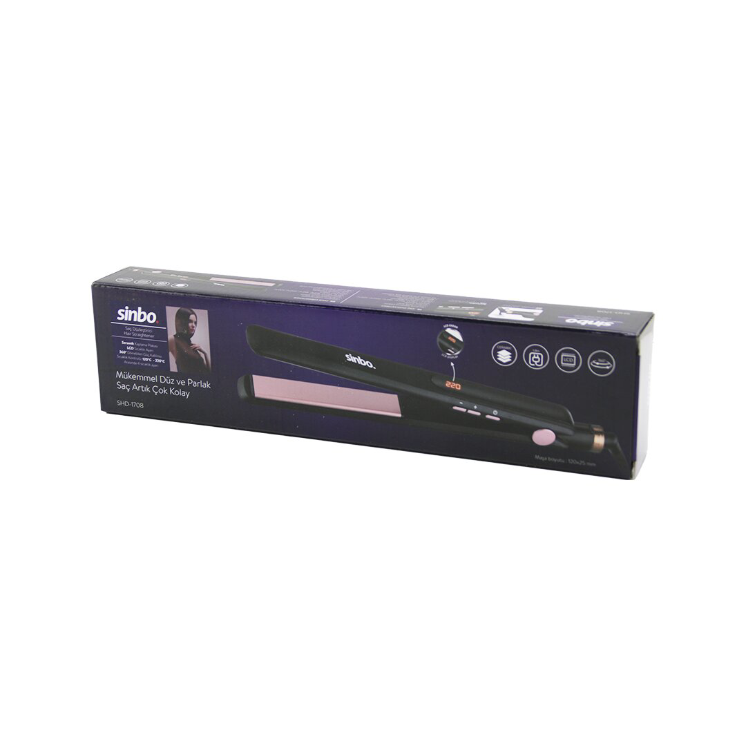 120X25MM DİJİTAL SAÇ DÜZLEŞTİRİCİ MAKİNE SERAMİK KAPLAMA 120-220℃