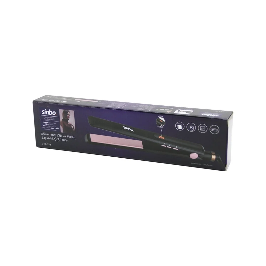 120x25mm Dijital Saç Düzleştirici Makine Seramik Kaplama 120-220℃ 360° Kablo=1.8mt Shd-1708 Bx40 Fiyatı, Yorumları ve Özellikleri