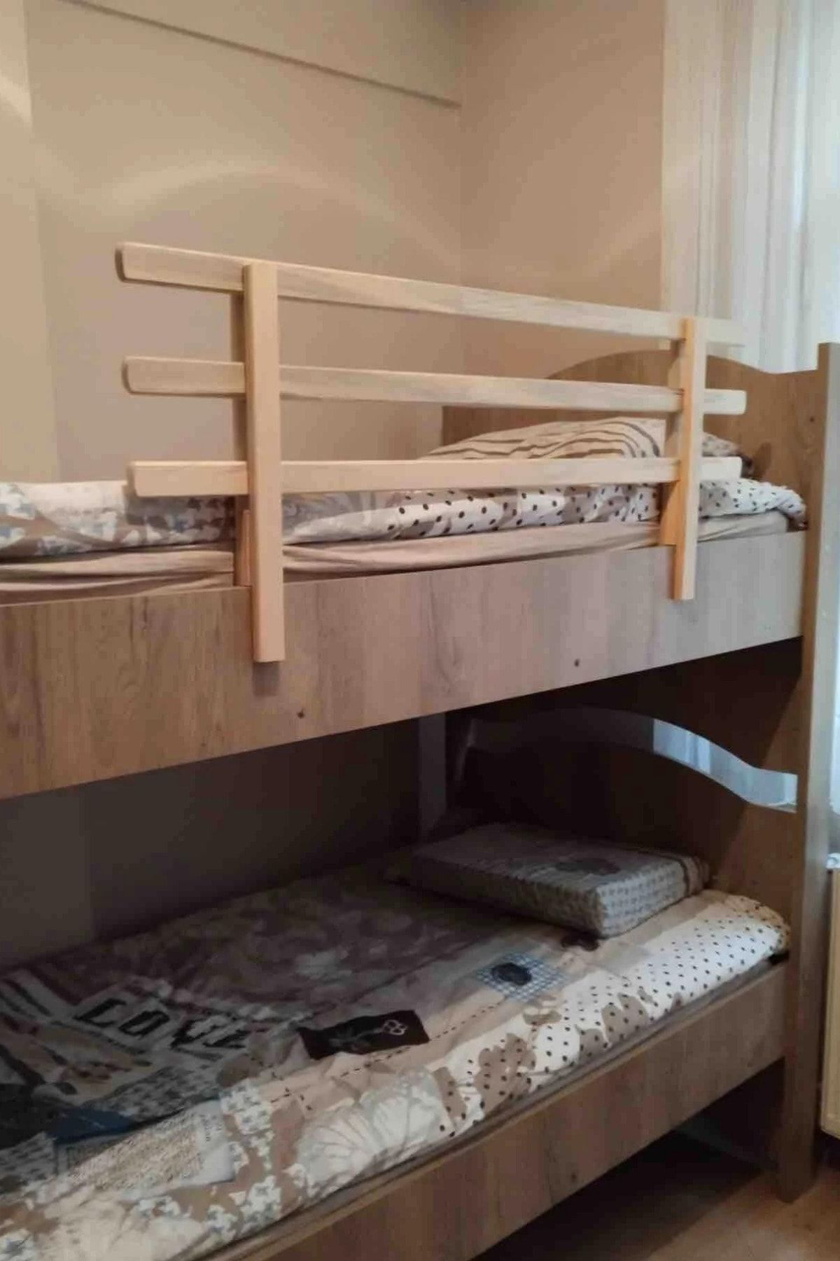 Alyones 120X45 Ahşap Korkuluk Beşik Korkuluğu - Bebek Ve Çocuk Yatak Koru
