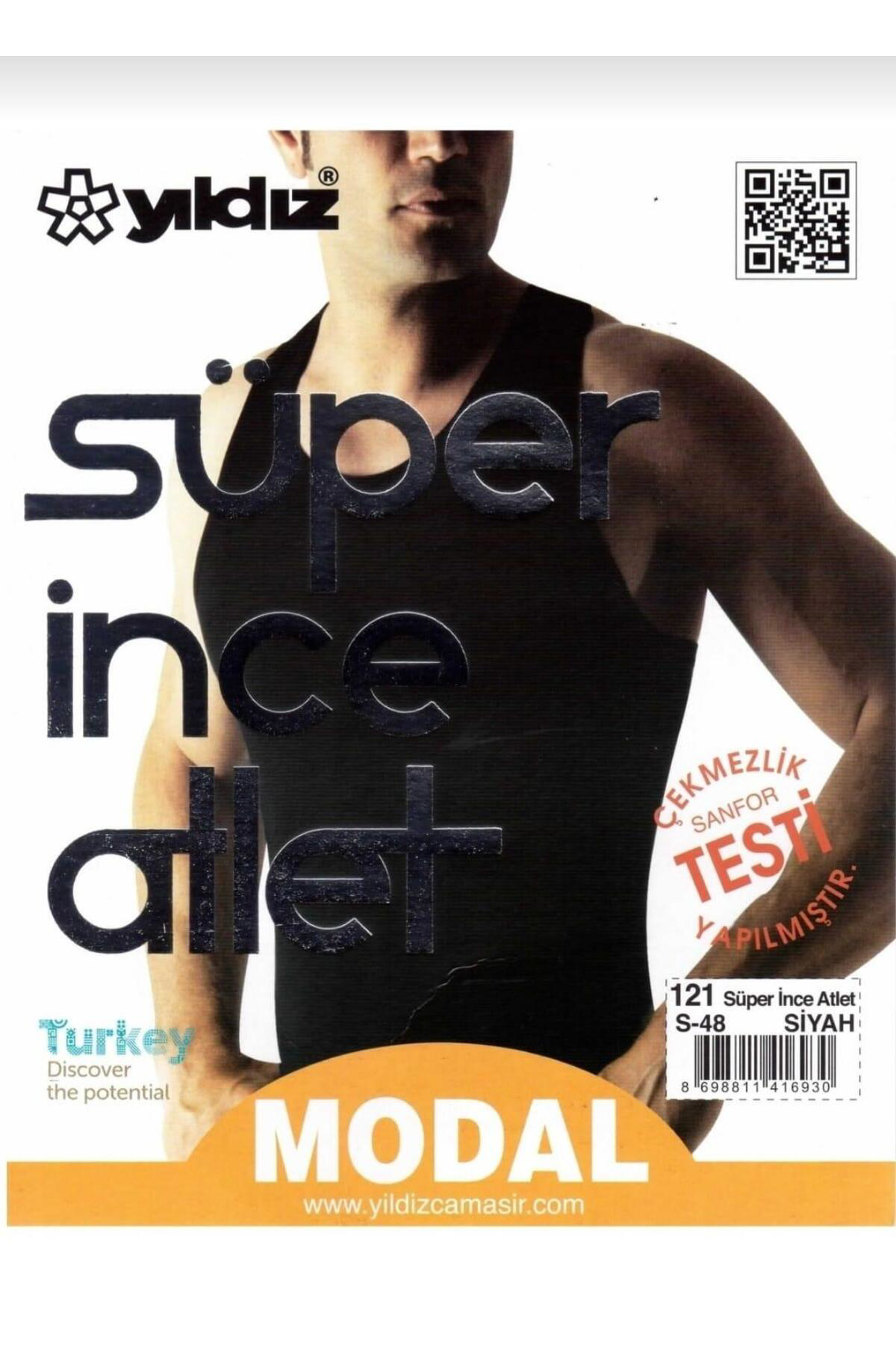 121 ERKEK MODAL SÜPER İNCE ASKILI ATLET TEKLİ