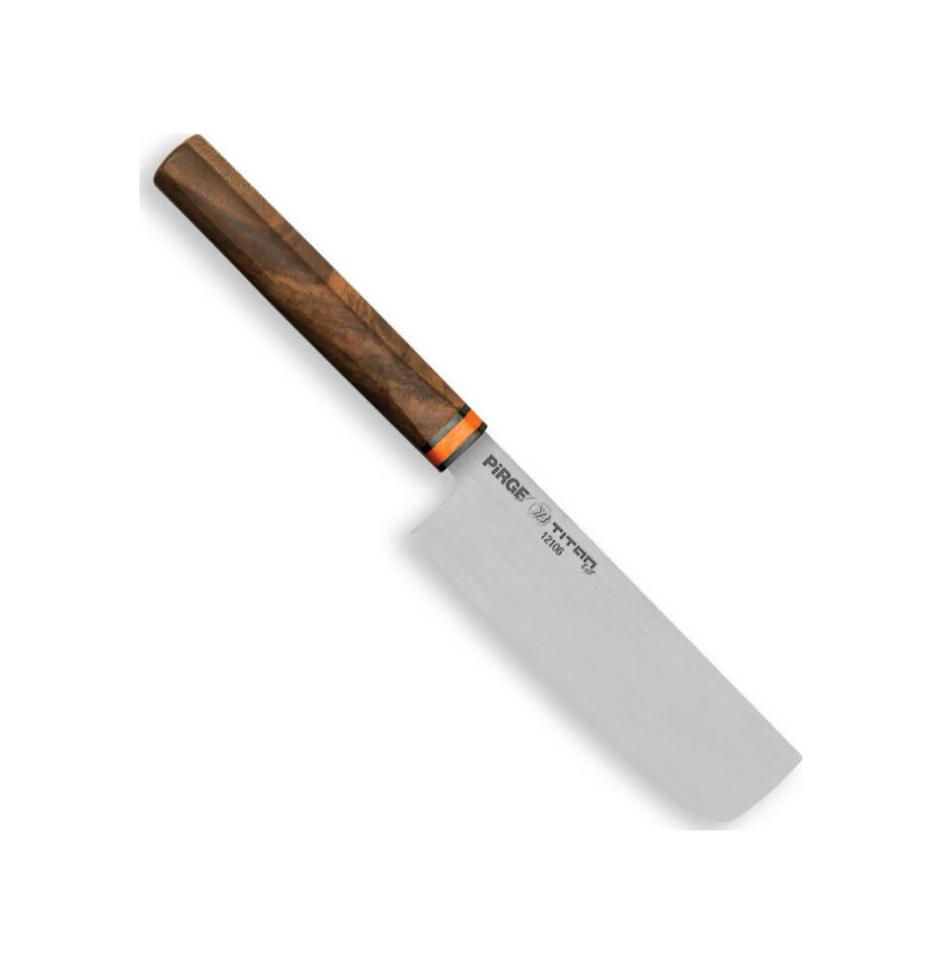 12106 Titan East Dilimleme Nakiri Şef Bıçağı 16 Cm - Ceviz Sap Di