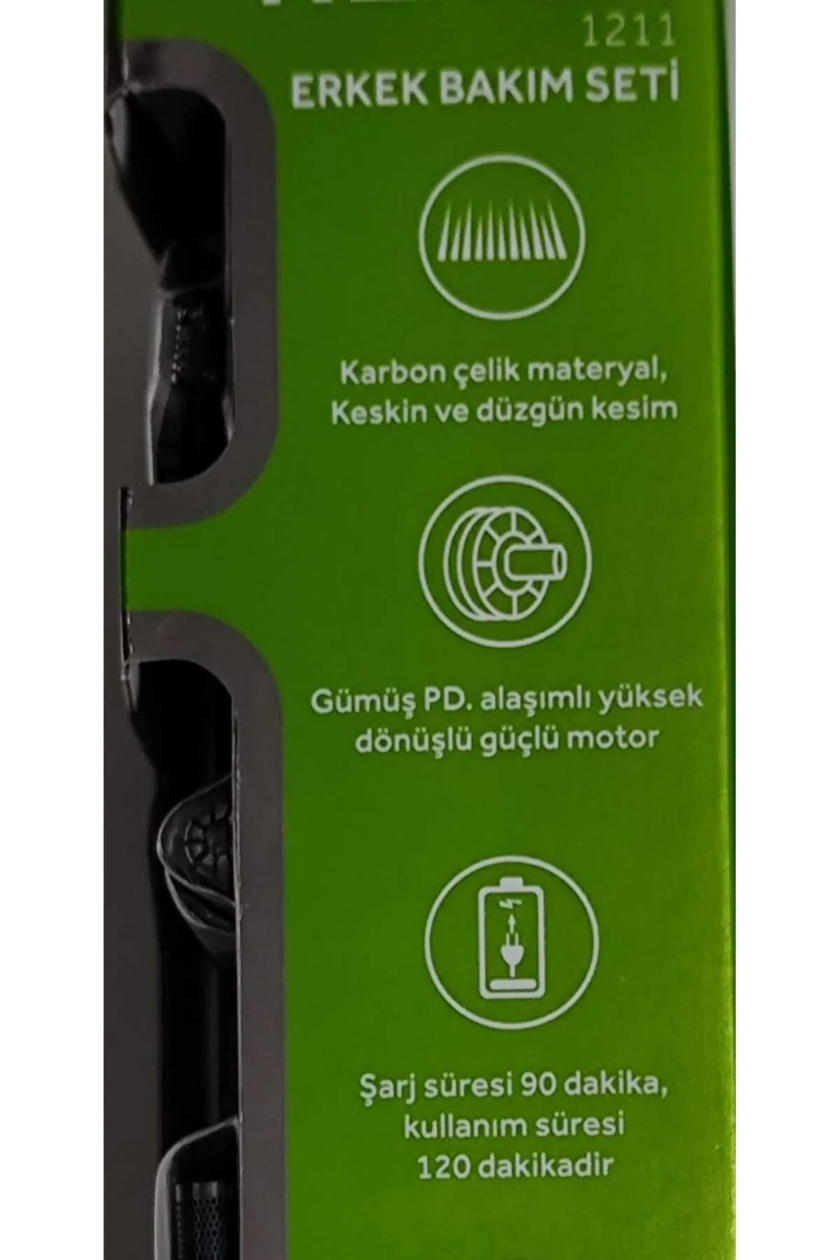 1211 Erkek Bakım Seti 4' ü Bir arada