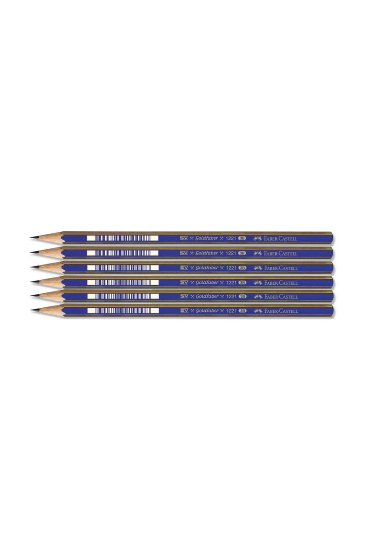 Faber Castell 1221 Dereceli Resim Kalemi 3B 6 Lı Paket