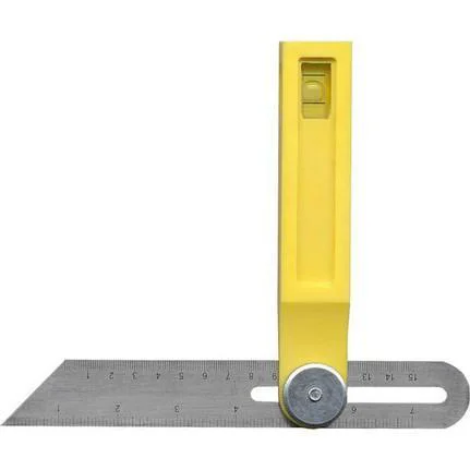 12273 Ayarlanabilir Mini Gönye 200 mm – Hassas Açı Ölçüm ve Düzlük Kontrol Aracı
