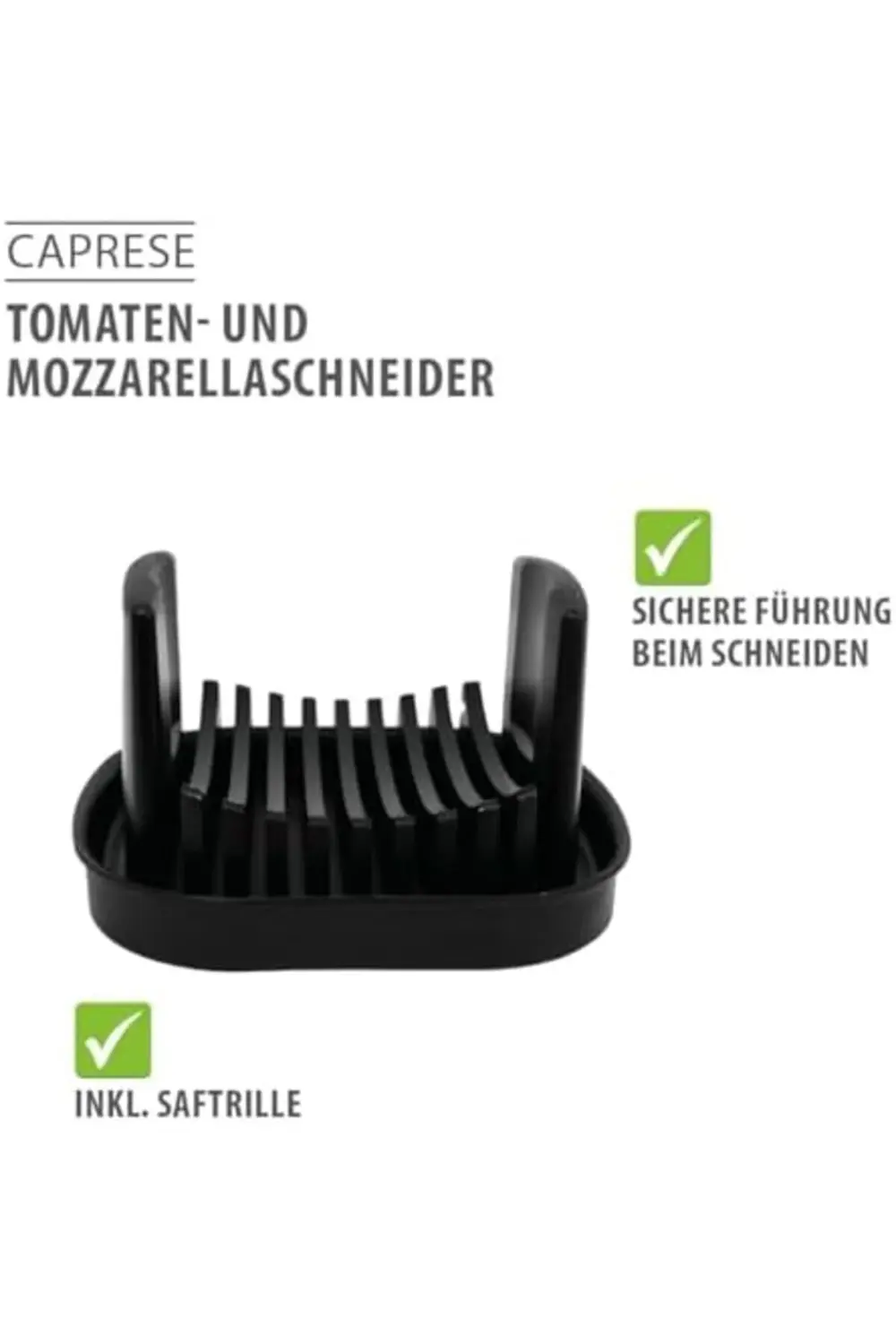 12371 – Domates kesici ve MOZARELLA kesim için kahve kupası, gri,