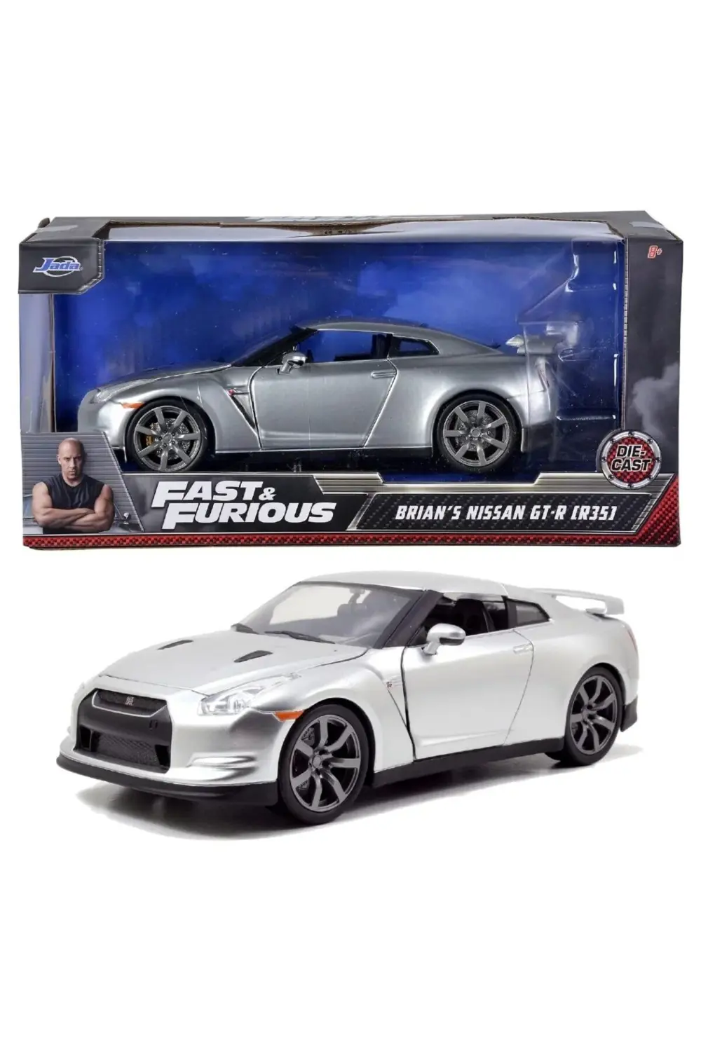 1:24 Fast & Furious Brian's 2009 Nissan GT-R (R35)