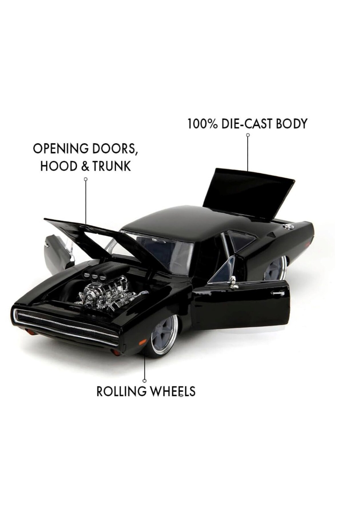 Jada 1:24 Fast & Furious Dom's 1970 Dodge Charger F10
