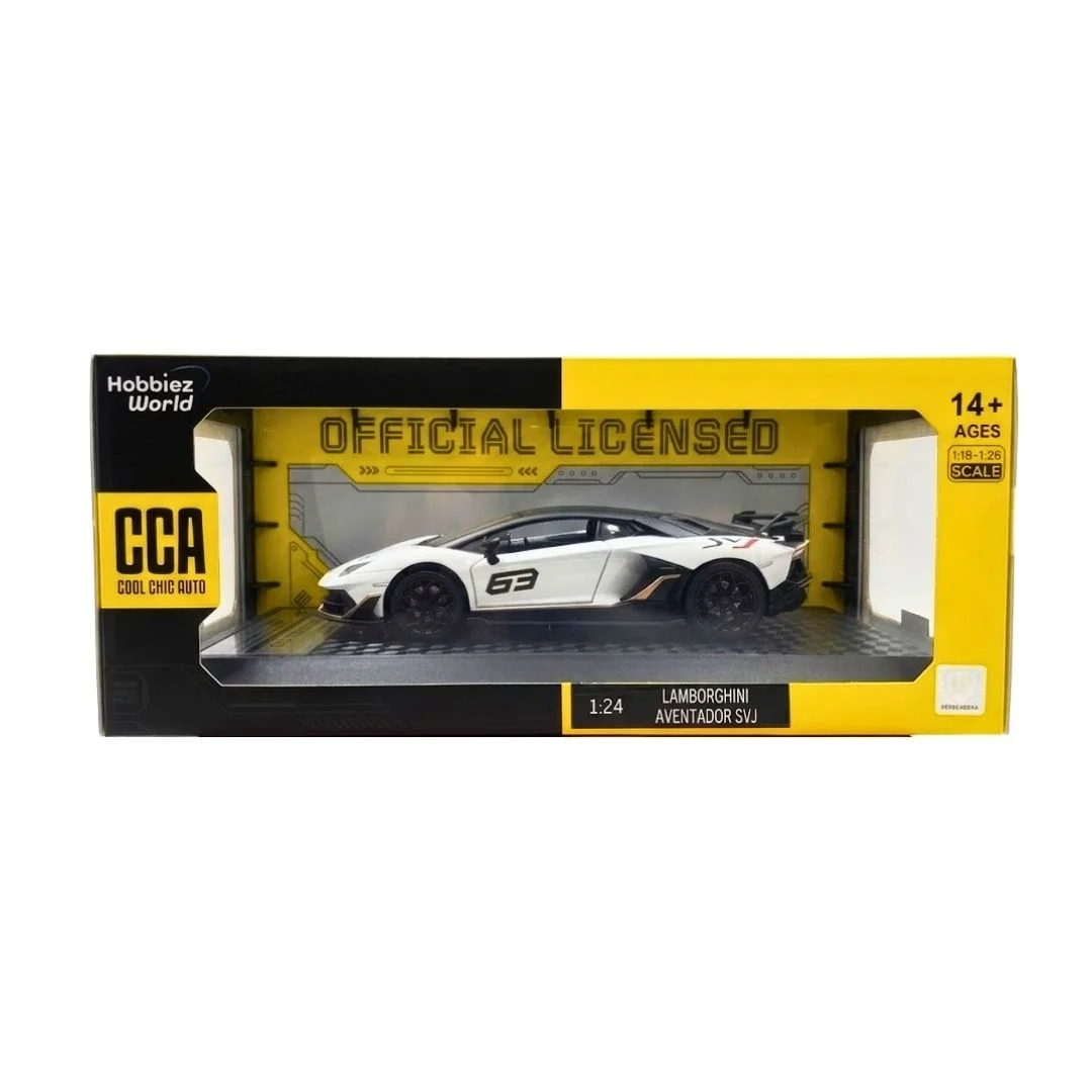1/24 Lamborghini Aventador SVJ Model Araba 68269A