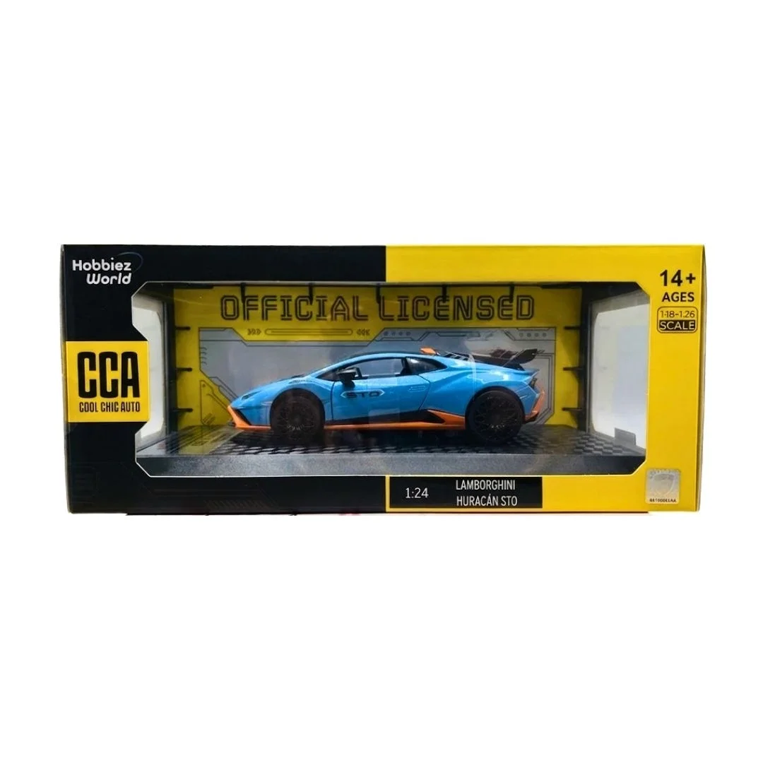 1/24 Lamborghini STO Pearl Blue Model Araba