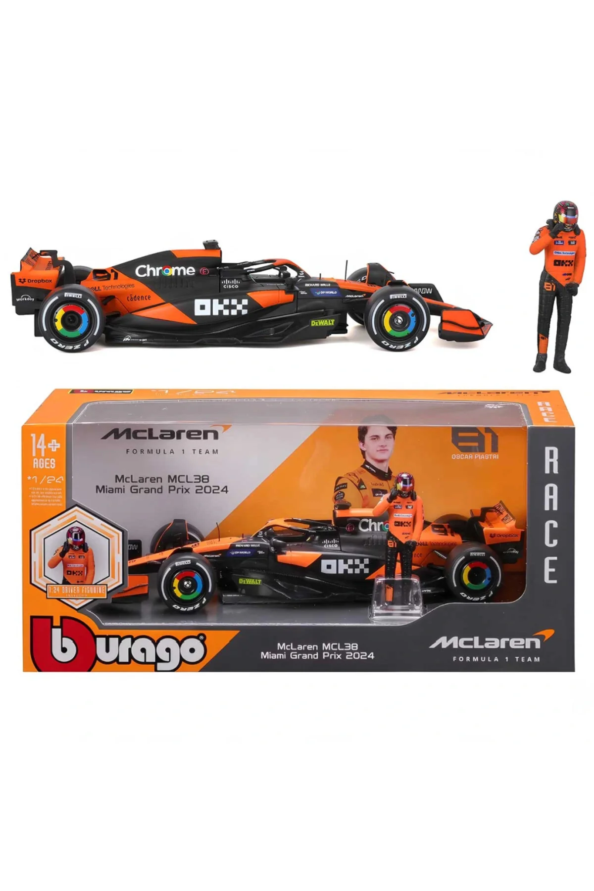 1:24 MCL38 Model Araç