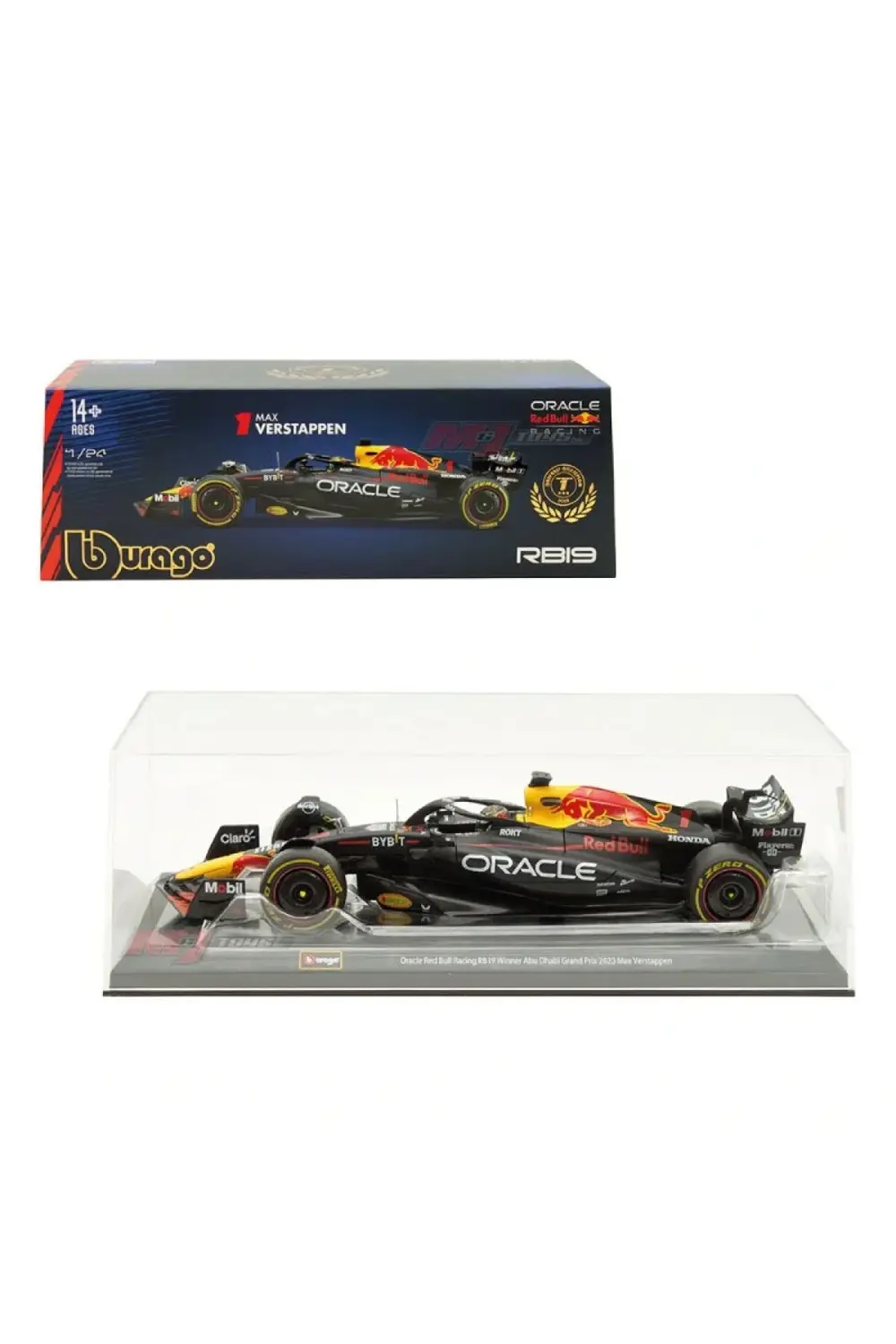 1:24 Oracle Red Bull Racing RB19 2023 Winner Abu Dhabi Grand Prix