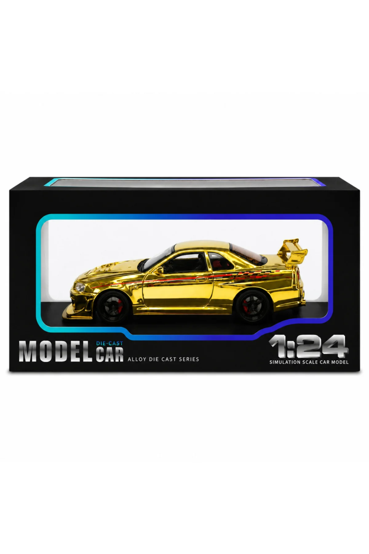 1/24 R34 GTR Model Araba - Görsel 3