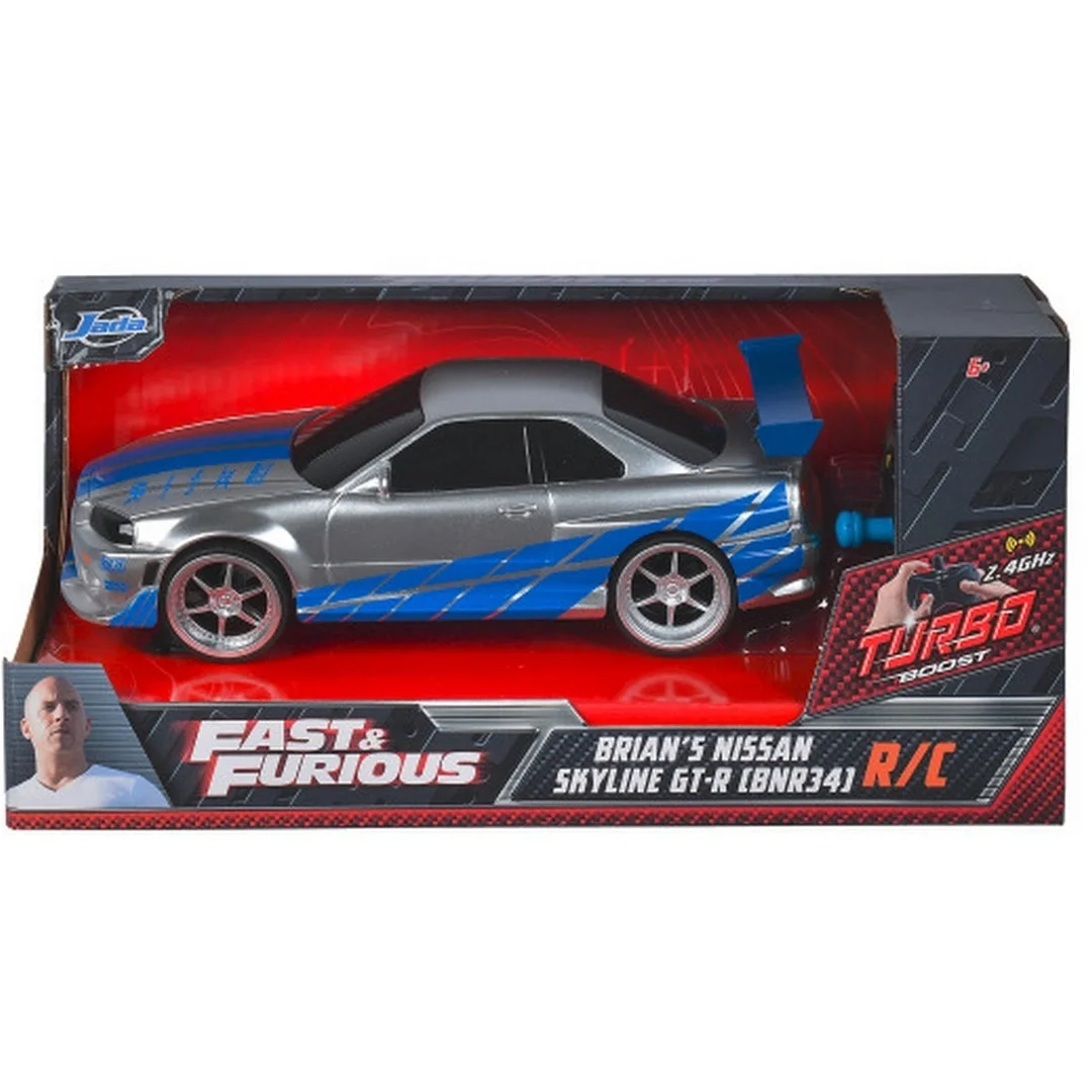 1/24 Uzaktan Kumandalı Fast  Furious Nissan Skyline GTR