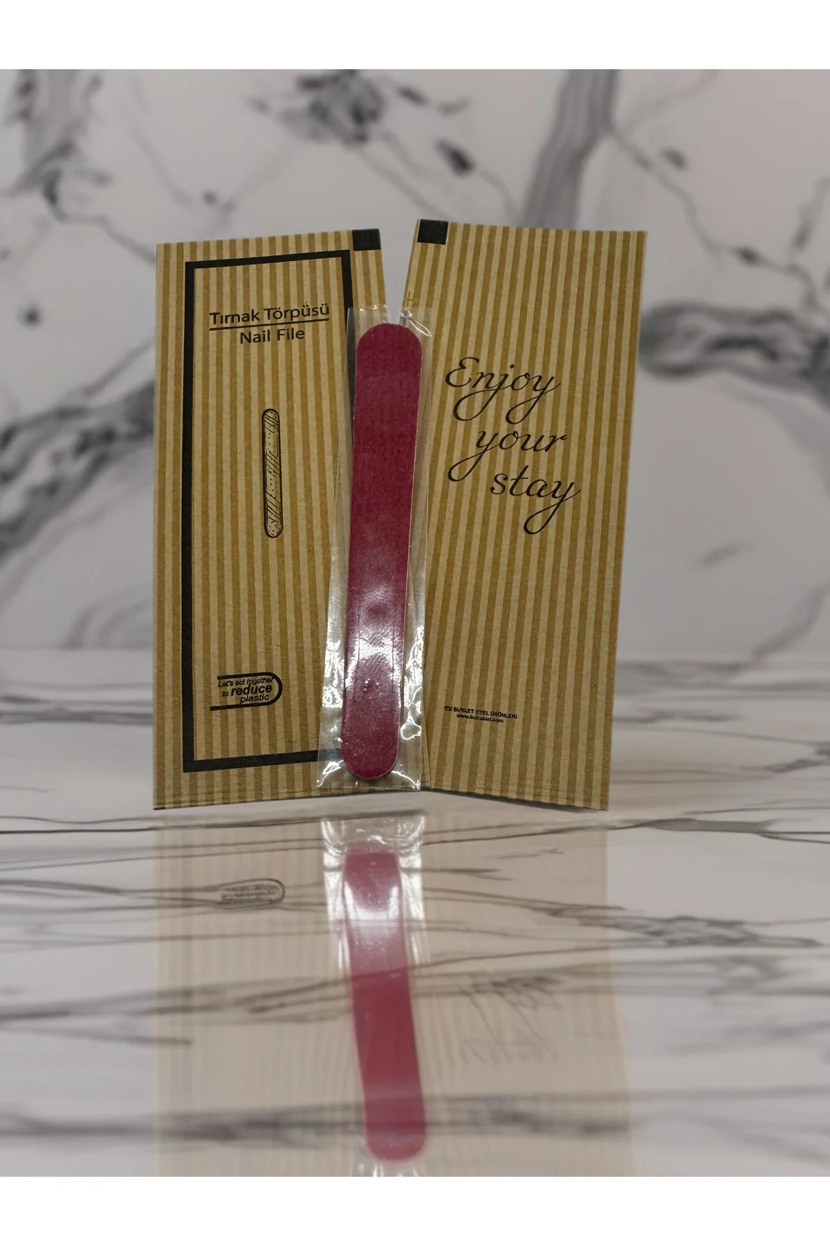 125 adet otel tipi tek kullanımlık kısa kağıt törpü