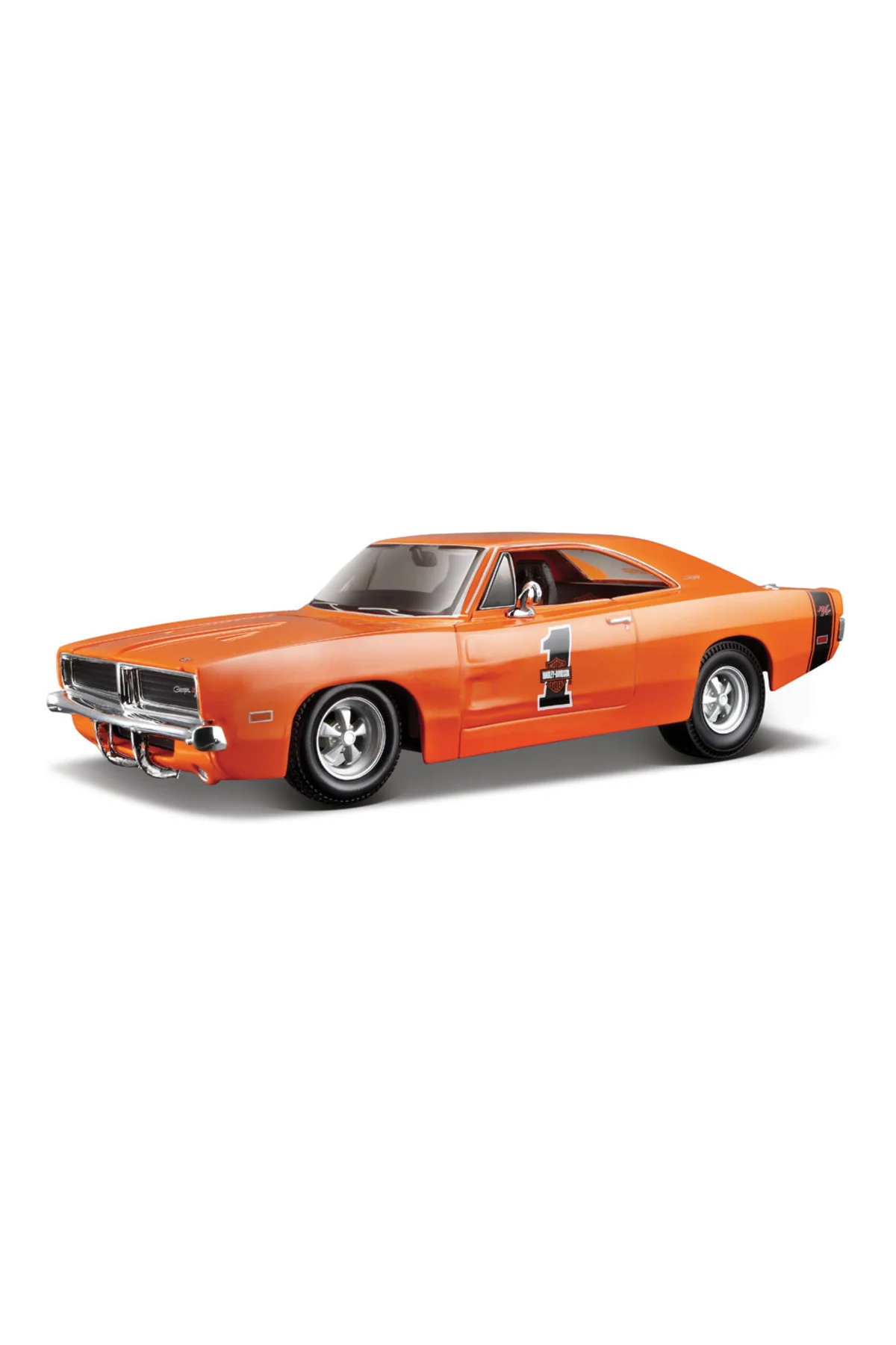 1:25 H-D 1969 Dodge Charger R/T Model Araba