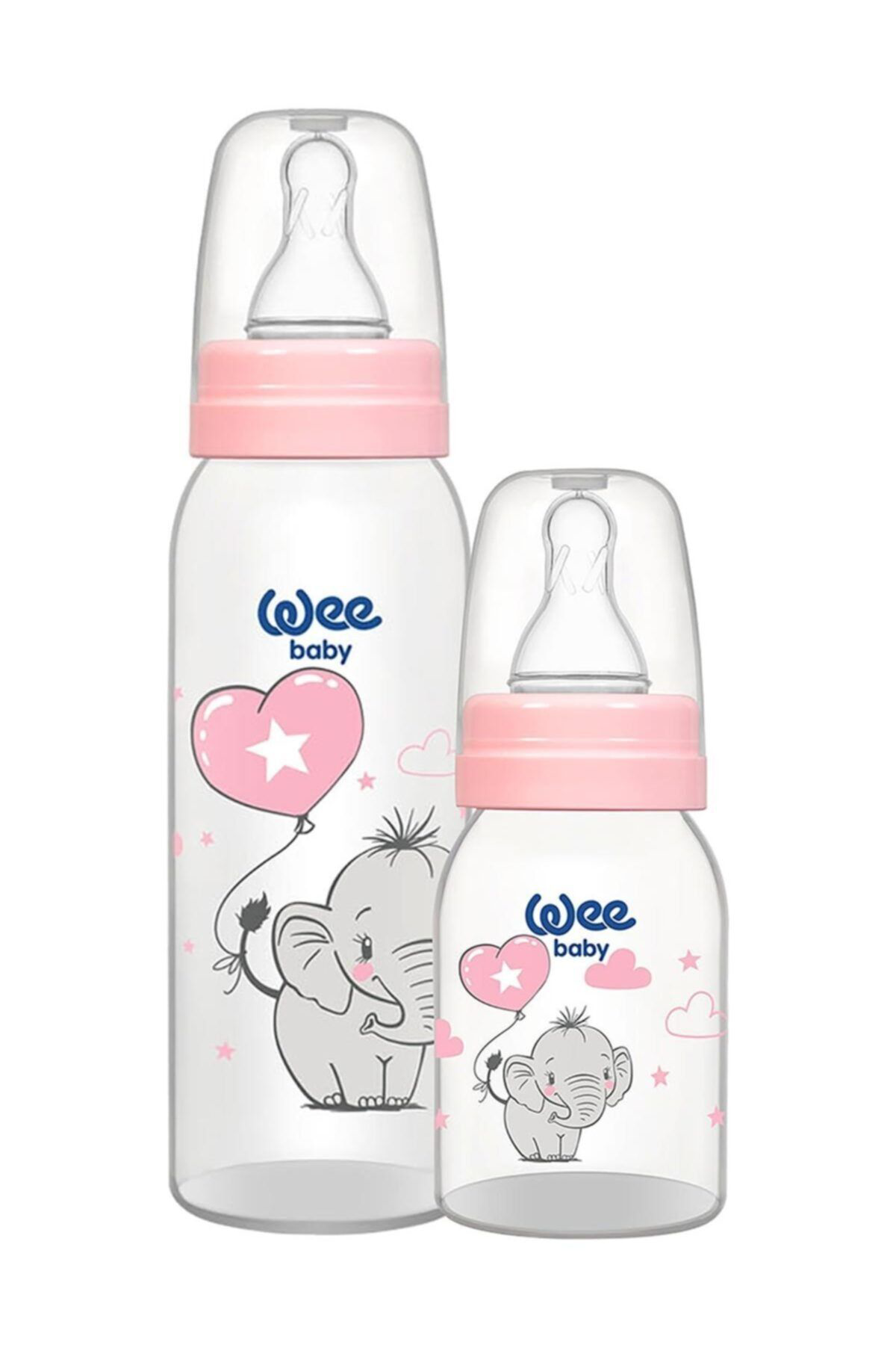 Wee Baby 125+250 2Li Pp Biberon Set Fil Pembe