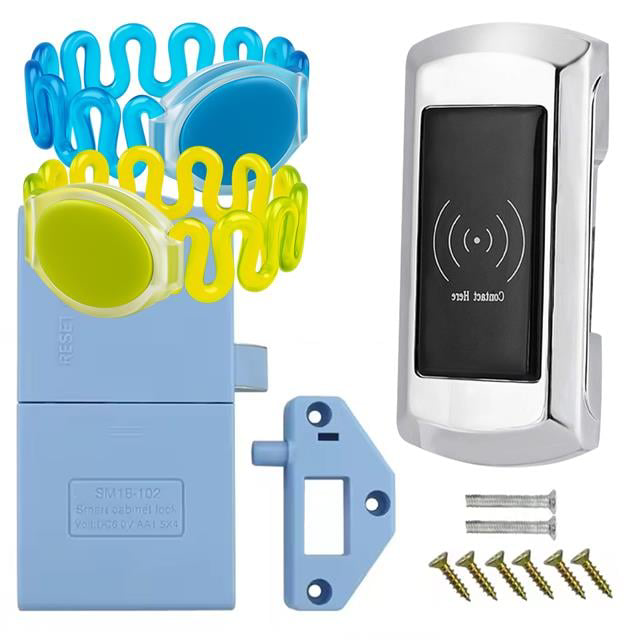 125Khz RFID Dijital Çekmece Dolap Kilidi (2&amp;apos;li Paket) (4