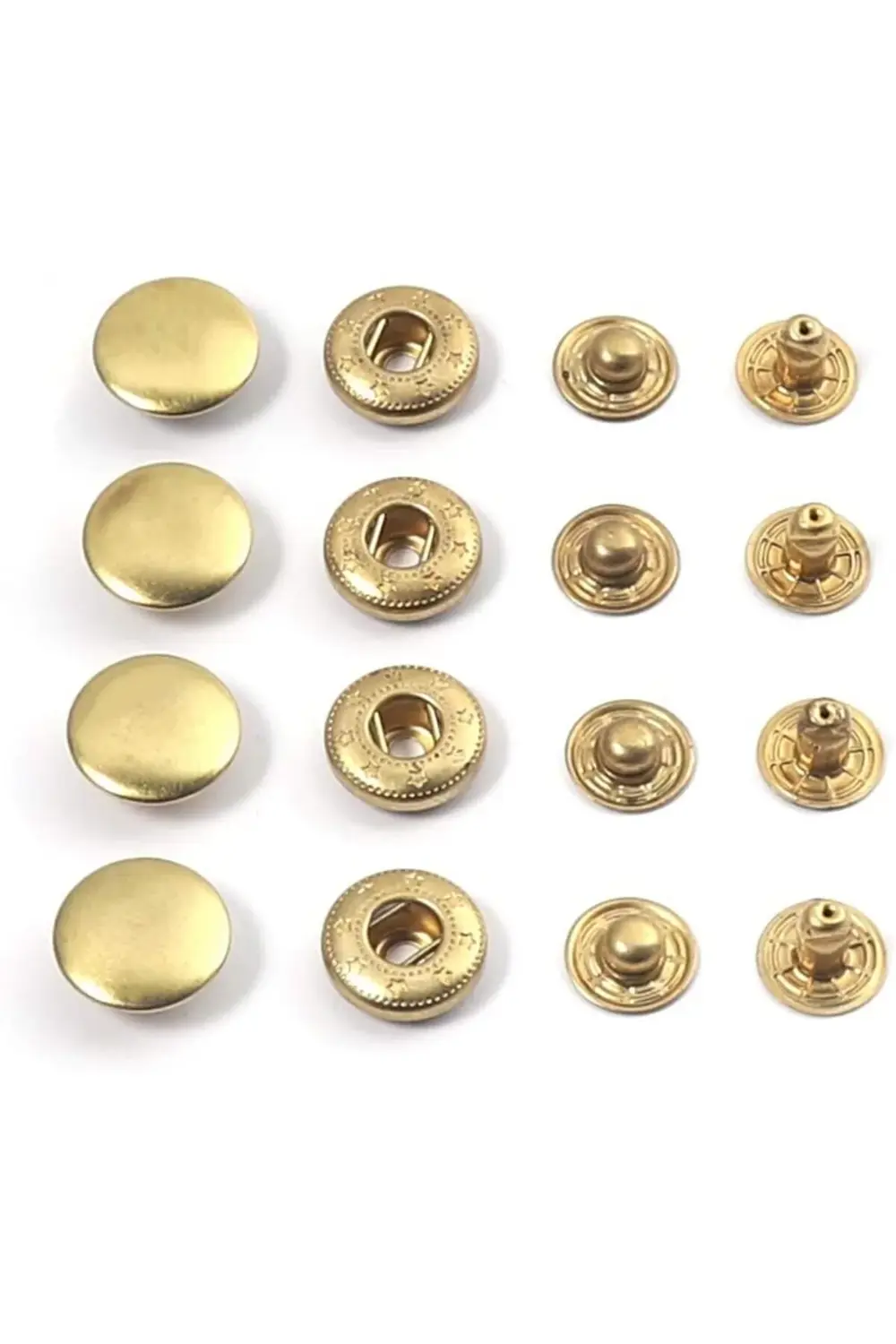 Tuhafiyecimiz 12,5Mm Çıtçıt (54 Çıtçıt) 700 Adet Altın