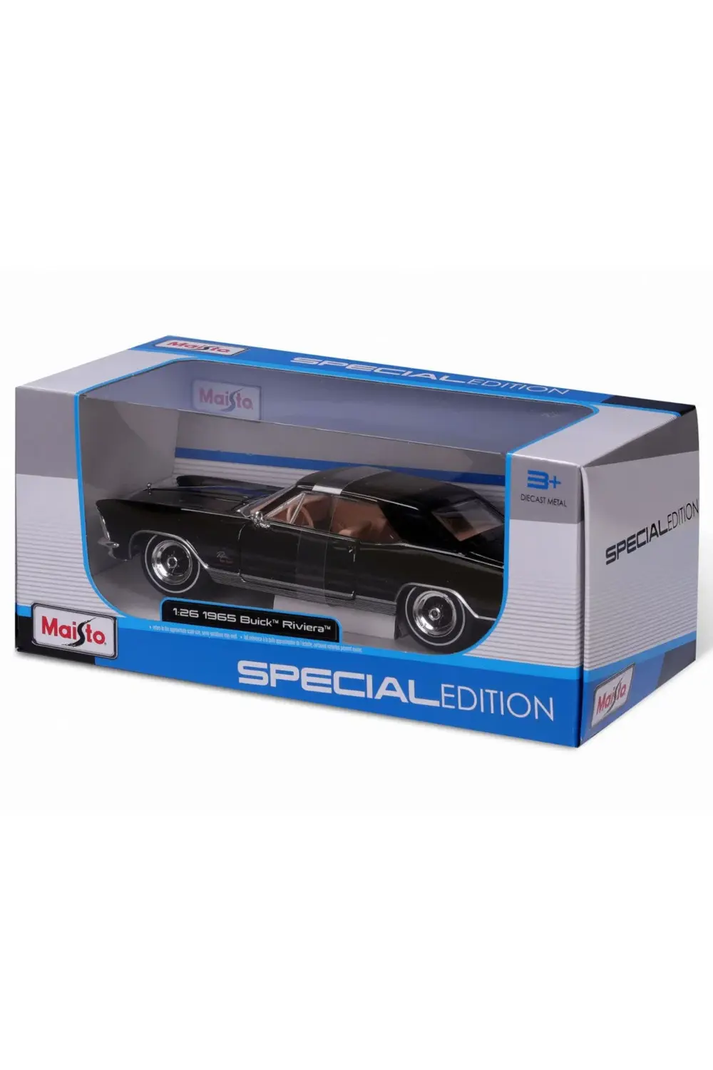 1:26 1965 Buick Riviera Model Araba 31214 - Siyah