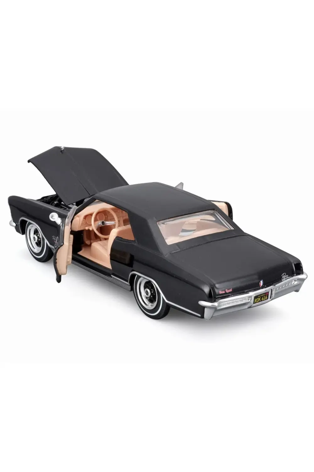 1:26 1965 Buick Riviera Model Araba 31214 - Siyah