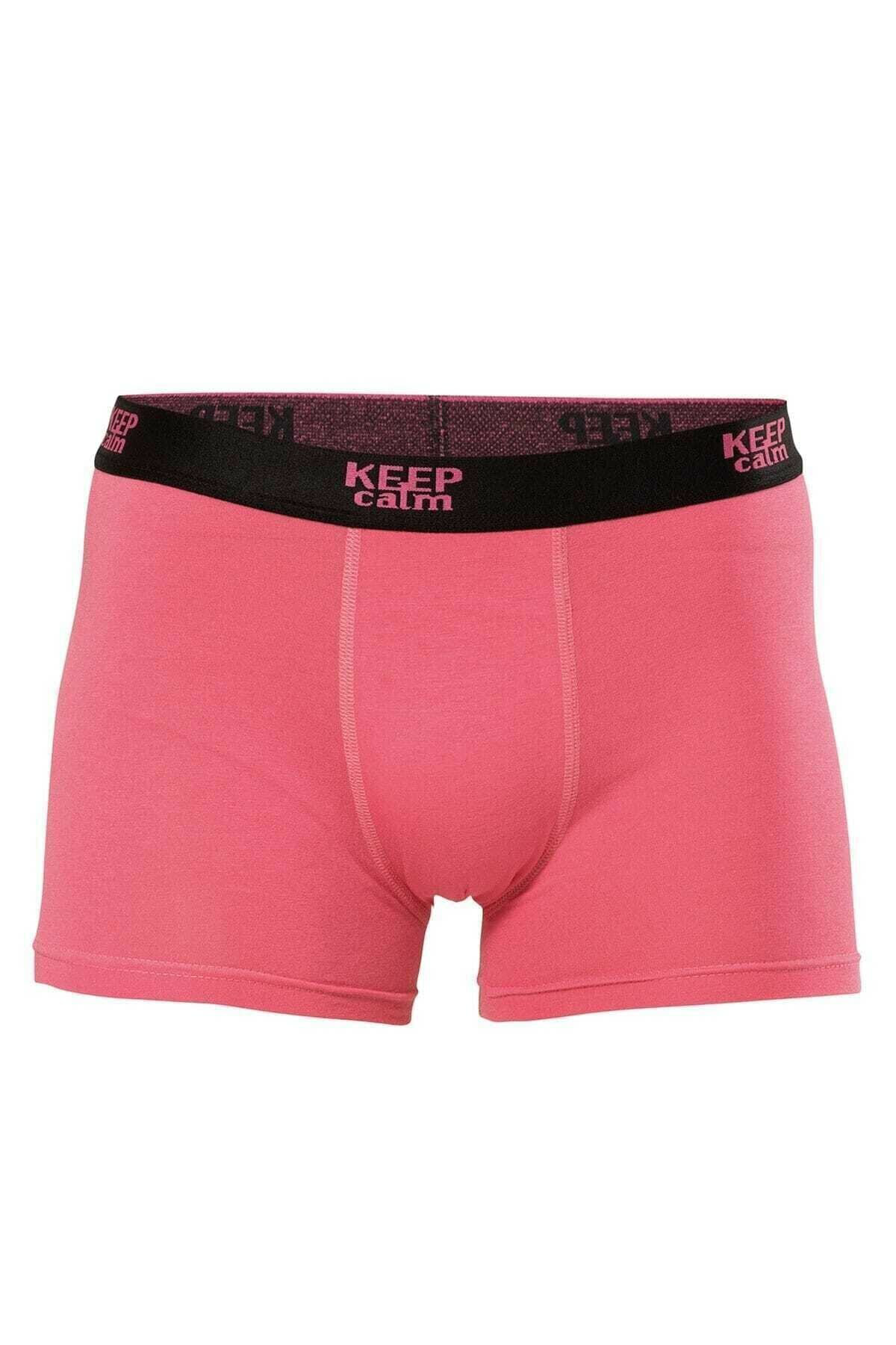 Anıt 1266 Pembe 3 Adet Modal Rahat Erkek Boxer