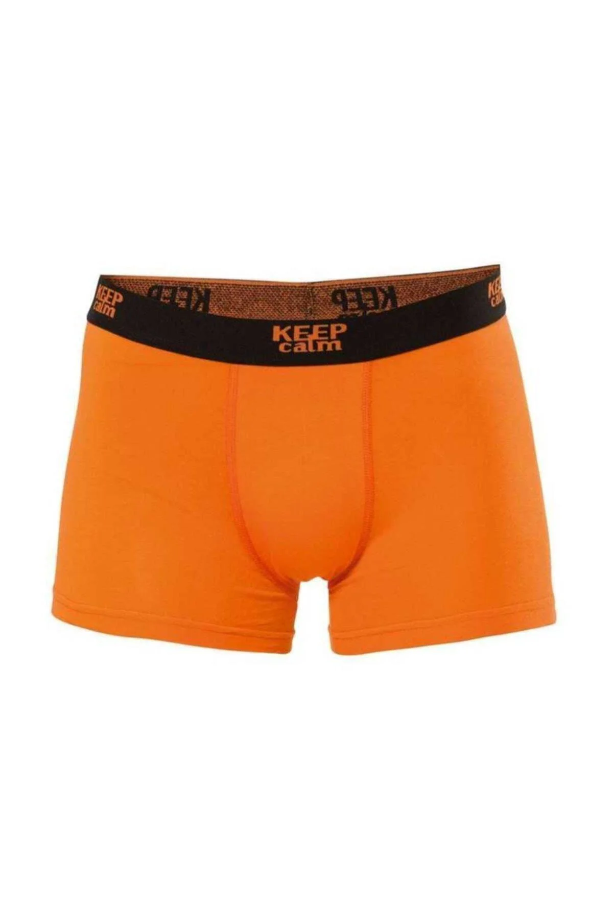 1266 Turuncu 3 Adet Modal Rahat Erkek Boxer