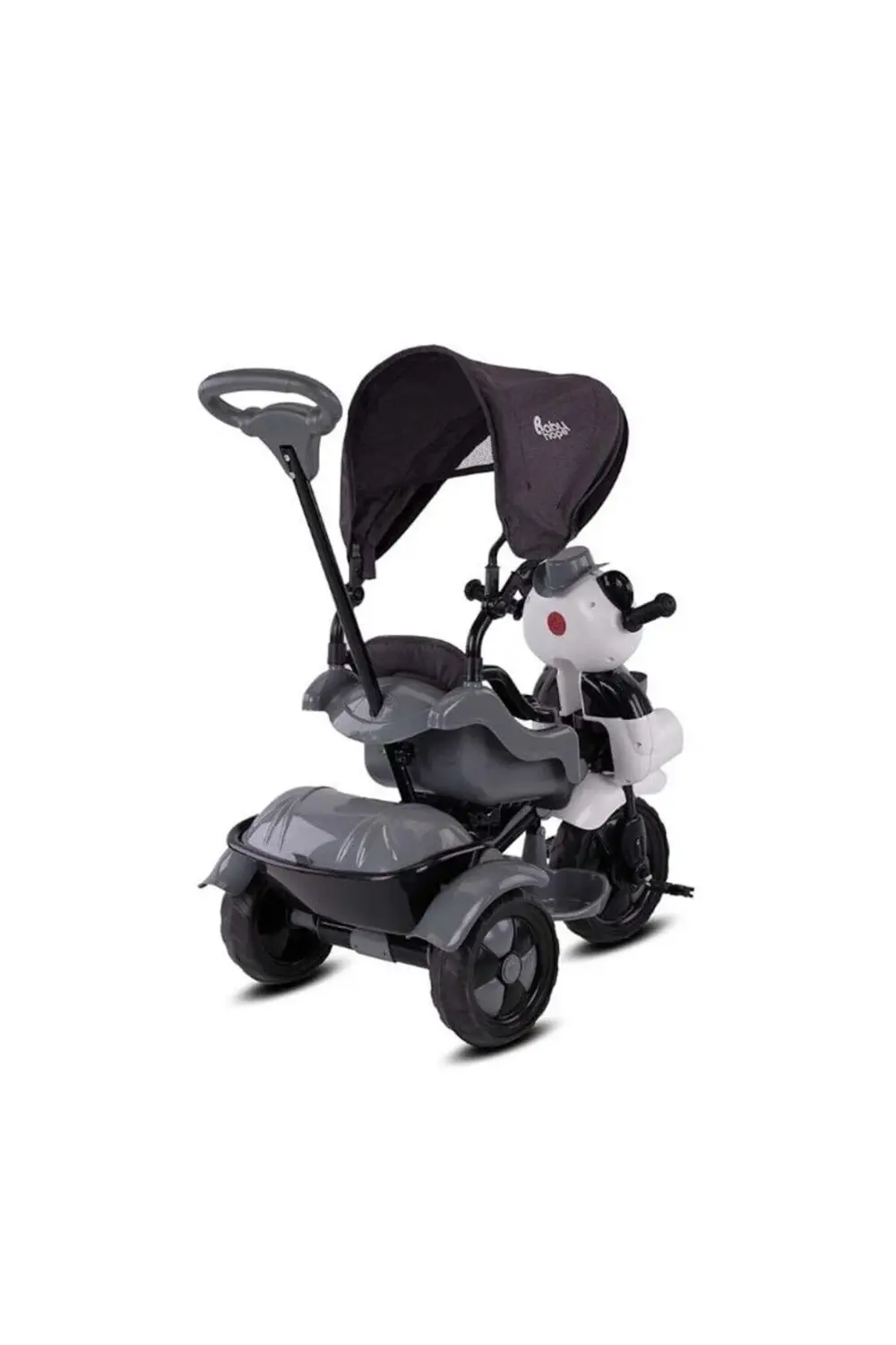 127A Little Panda 3 Tekerli Kontrollü Bisiklet (Pedli) Gri