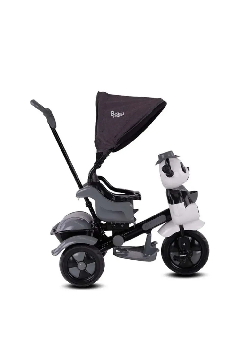 127A Little Panda 3 Tekerli Kontrollü Bisiklet (Pedli) Gri