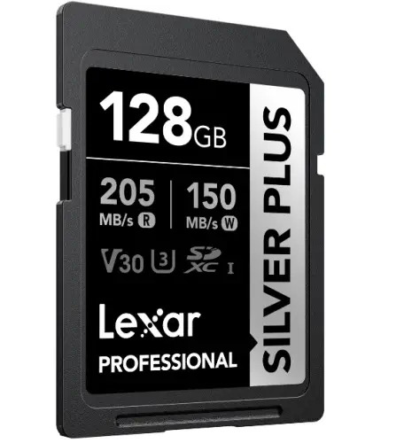 Lexar 128Gb Lsdsipl128g-Bnnng Sd Professional Silver Plus Sdxc Uhs-İ Ca