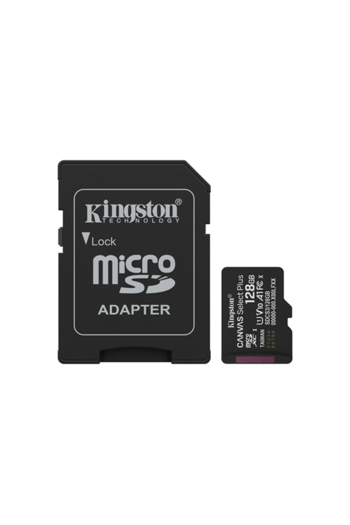 128GB microSDXC Canvas Select Plus Gen3 150MB/s A1 Card + Adapter 128GB microSDXC Canvas Select Plus Gen3 150MB/s A1 Card + Adapter