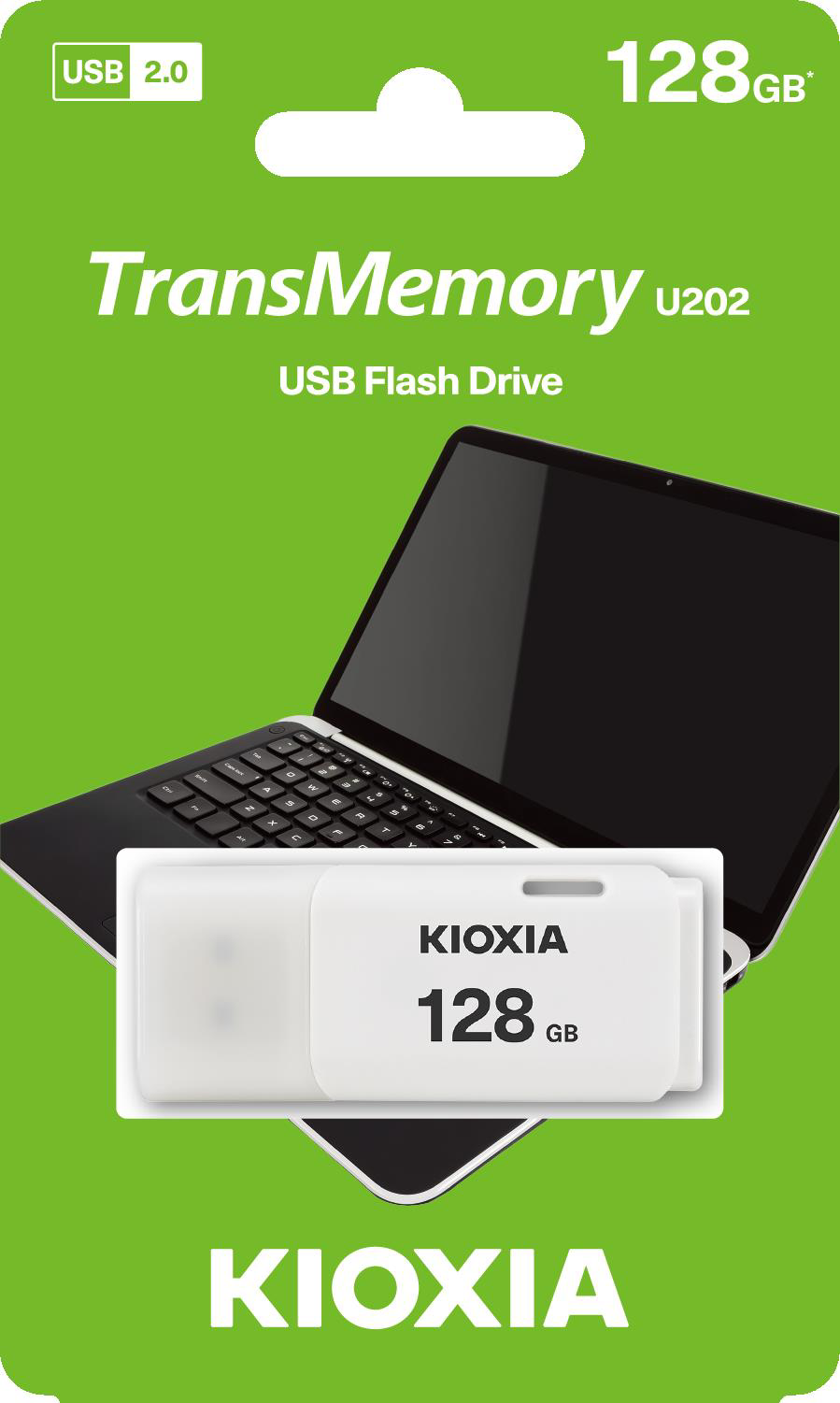 Kioxia 128Gb Usb2.0  Beyaz Usb Bellek Lu202w128gg4