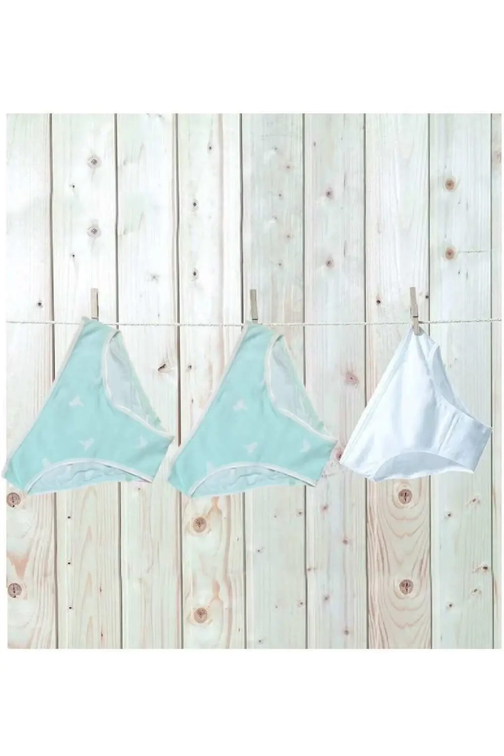 1294 Kız Çocuk 3'lü Paket Külot