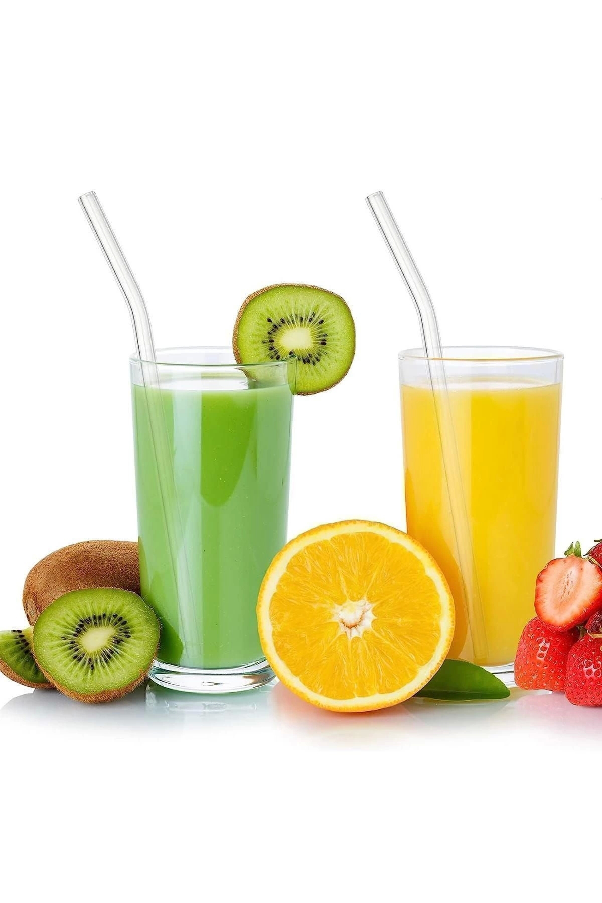 12'li  9 mm 20 Cm Boyunda Şeffaf Borosilikat Cam Pipet Seti Meşru