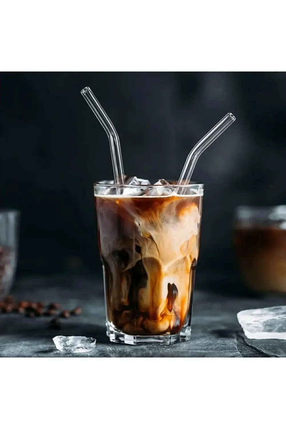 12'li  9 mm 20 Cm Boyunda Şeffaf Borosilikat Cam Pipet Seti Meşru