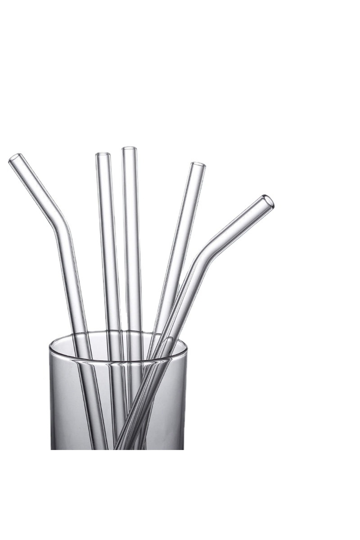 12'li Cam Pipet Ve 2 Adet Temizleme Fırçası Seti 9 Mm ısıya dayan